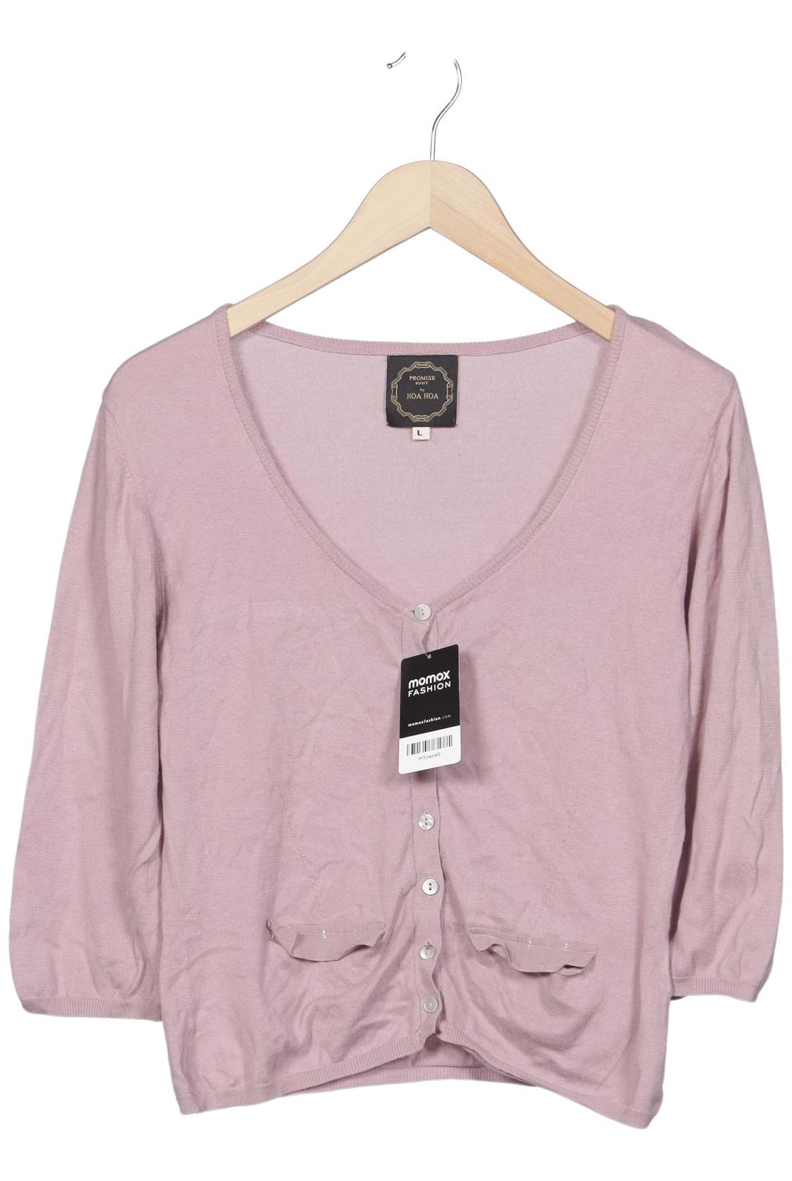 

Noa Noa Damen Strickjacke, pink, Gr. 42