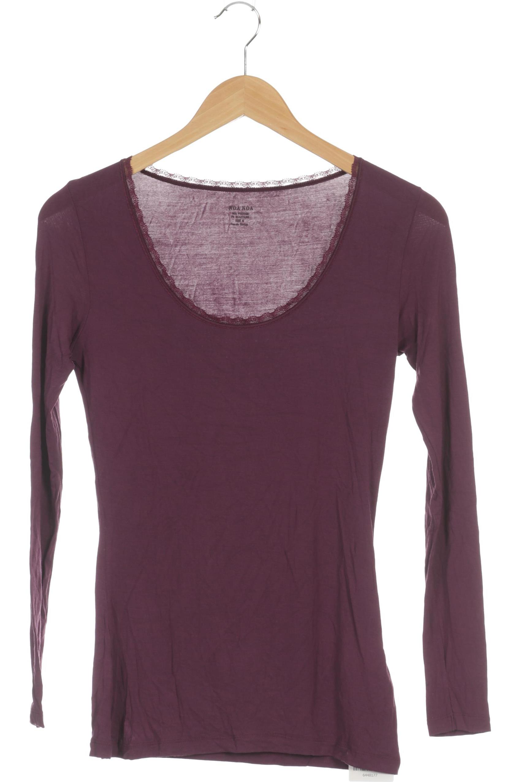 

Noa Noa Damen Langarmshirt, flieder, Gr. 38