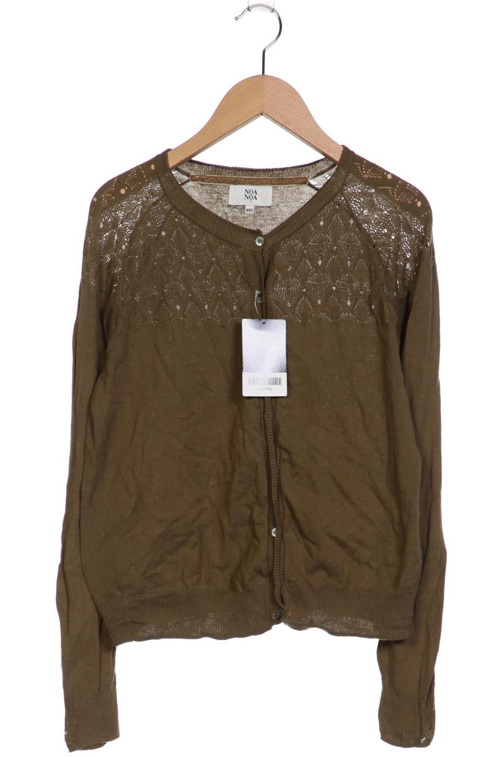 

Noa Noa Damen Strickjacke, grün, Gr. 32