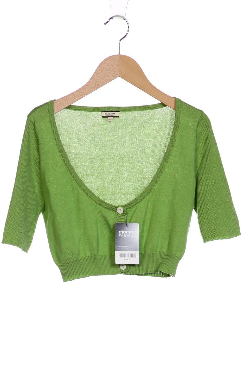 

Noa Noa Damen Strickjacke, grün, Gr. 34