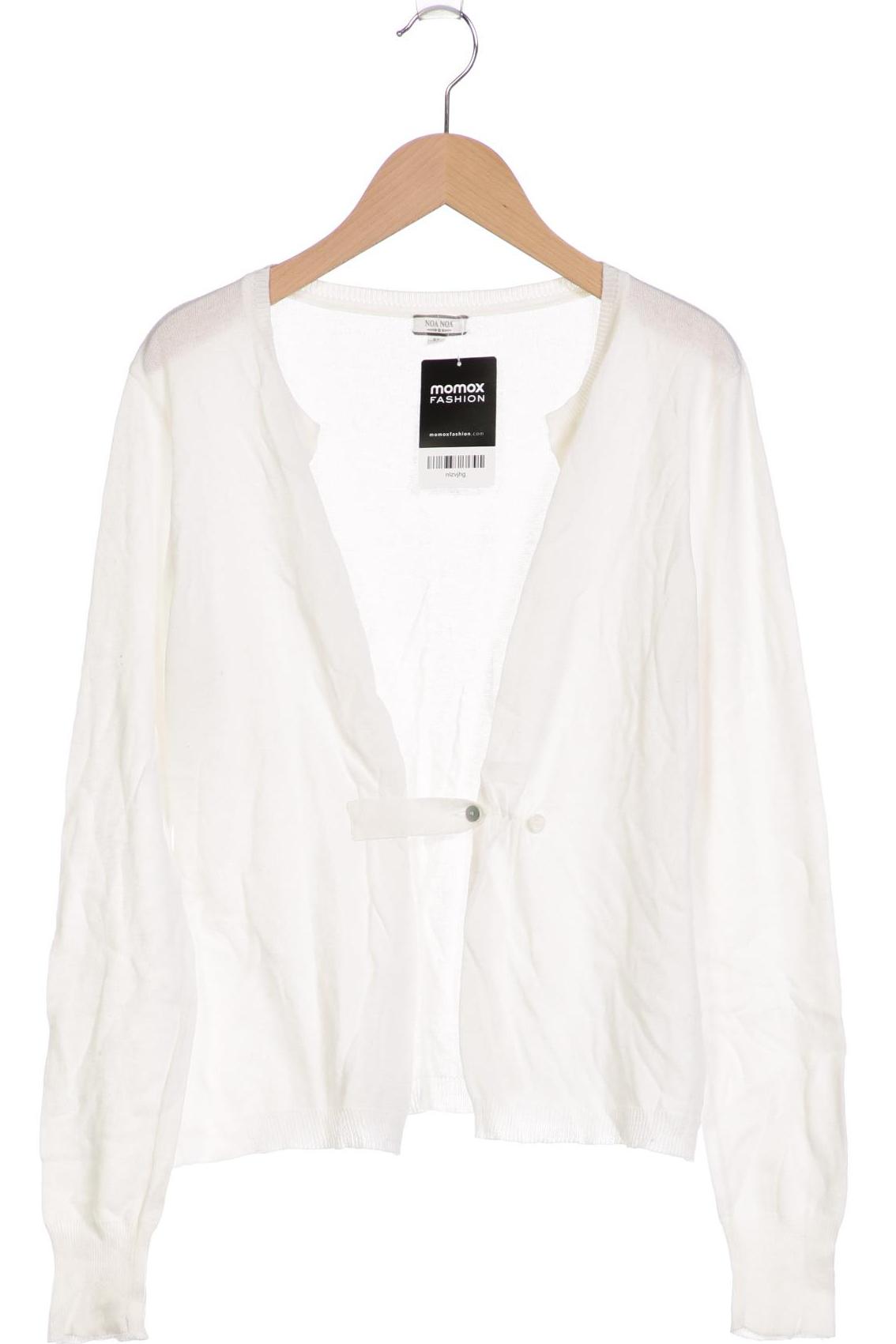 

Noa Noa Damen Strickjacke, weiß, Gr. 34