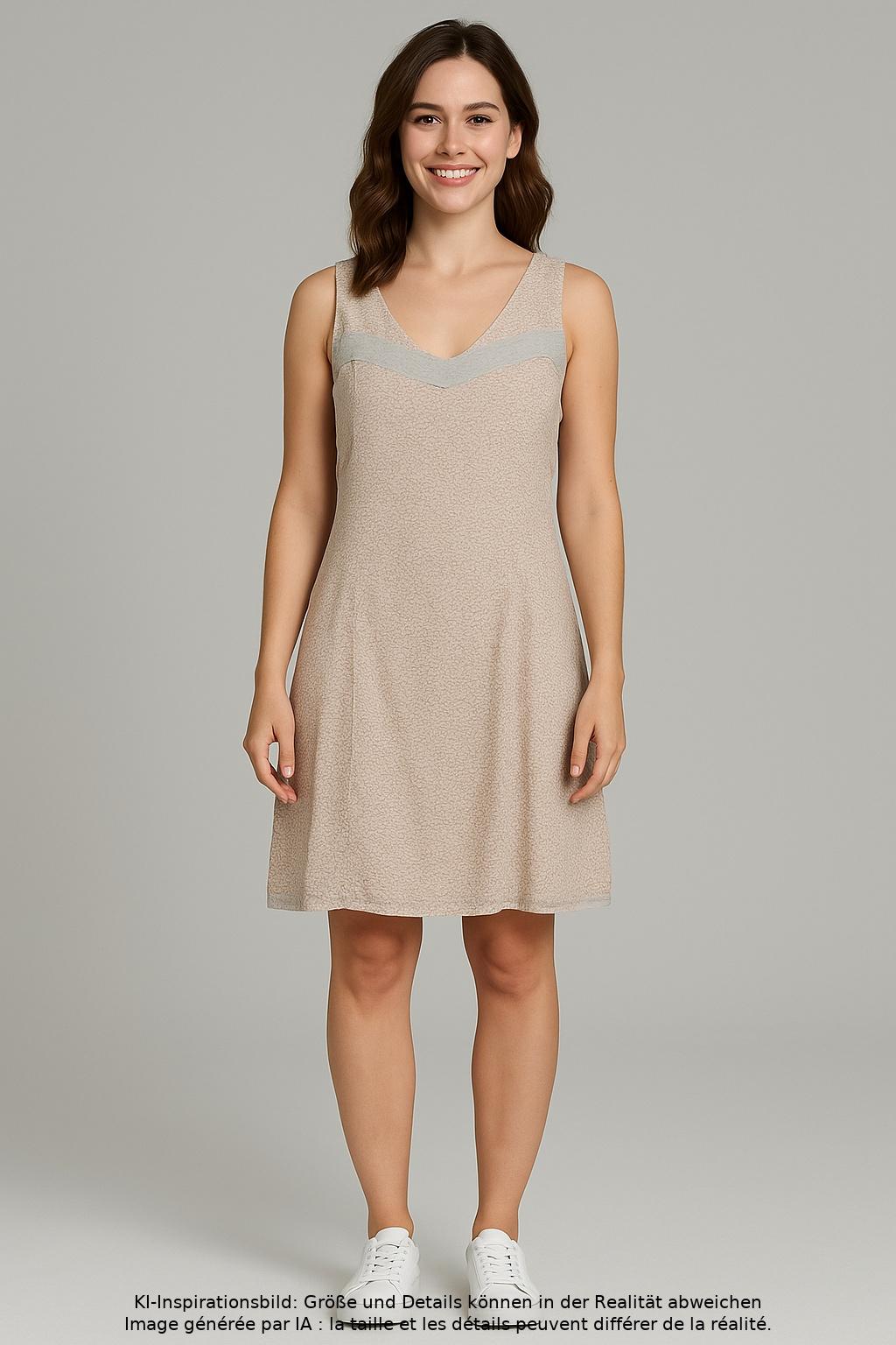 

Noa Noa Damen Kleid, beige, Gr. 36