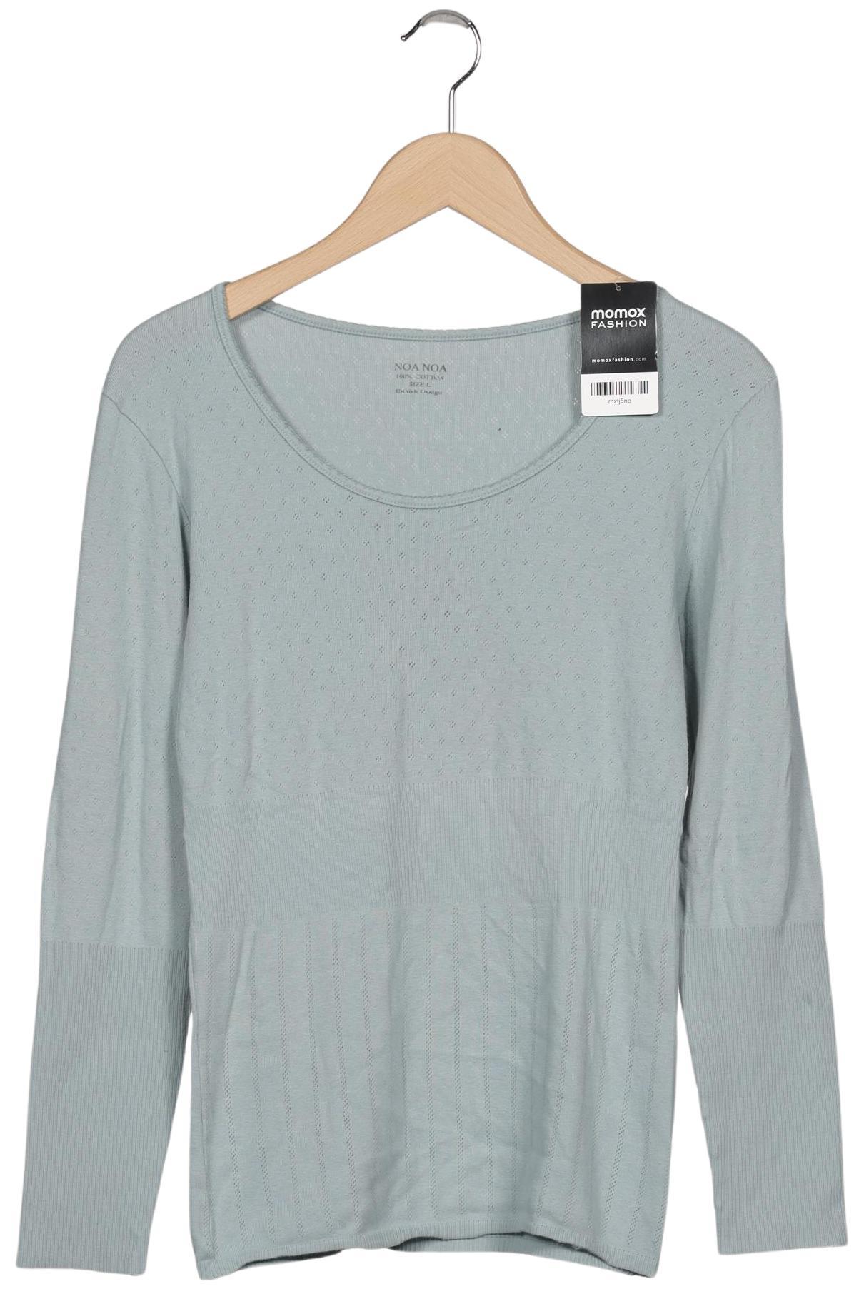 

Noa Noa Damen Langarmshirt, hellblau, Gr. 42
