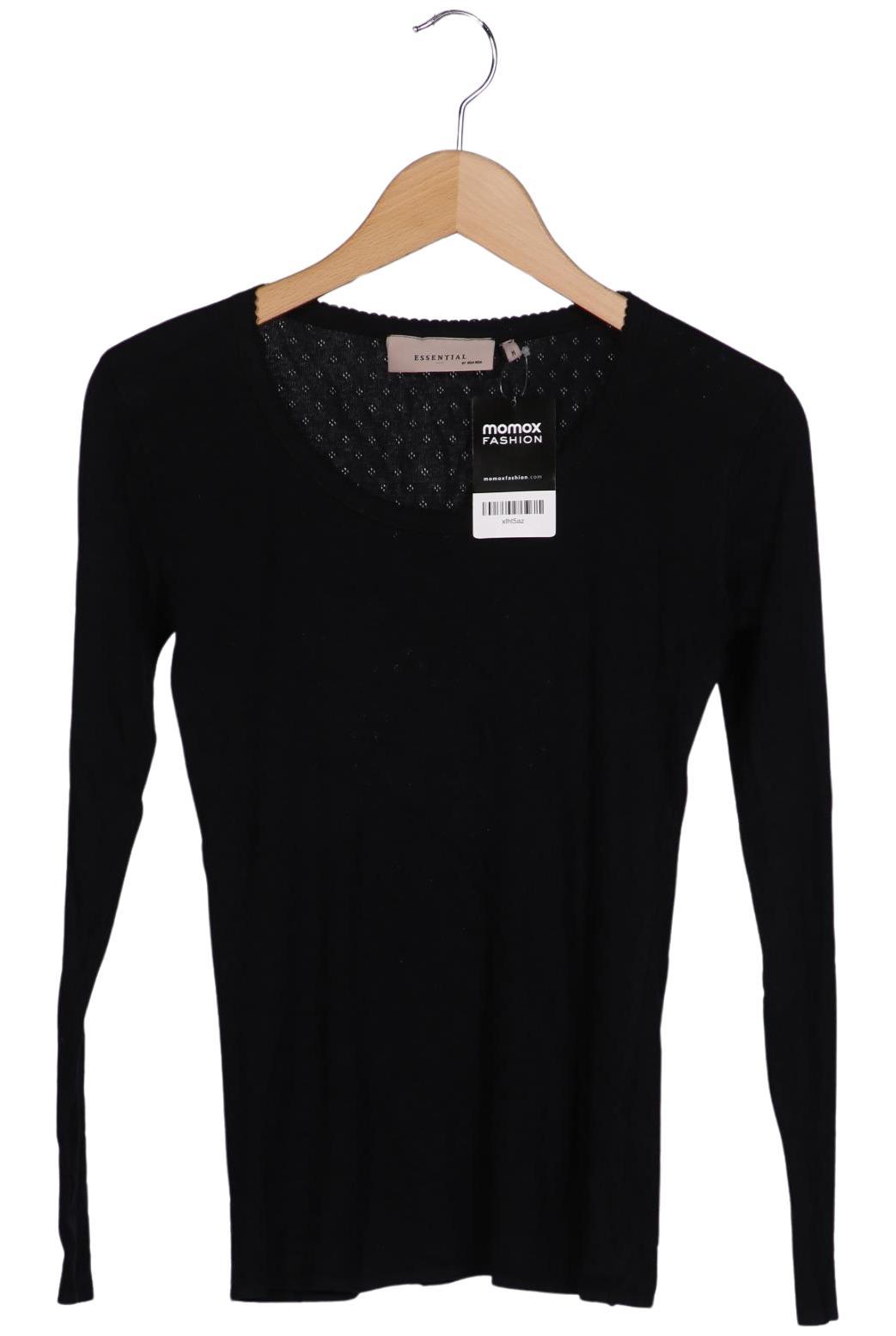 

Noa Noa Damen Langarmshirt, schwarz, Gr. 38