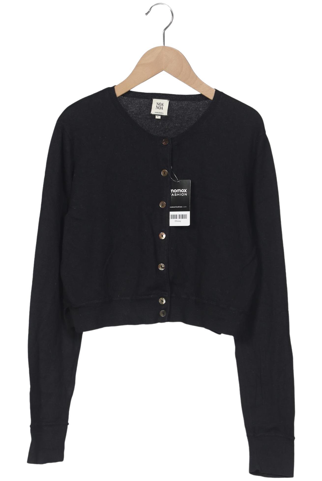 

Noa Noa Damen Strickjacke, schwarz, Gr. 42