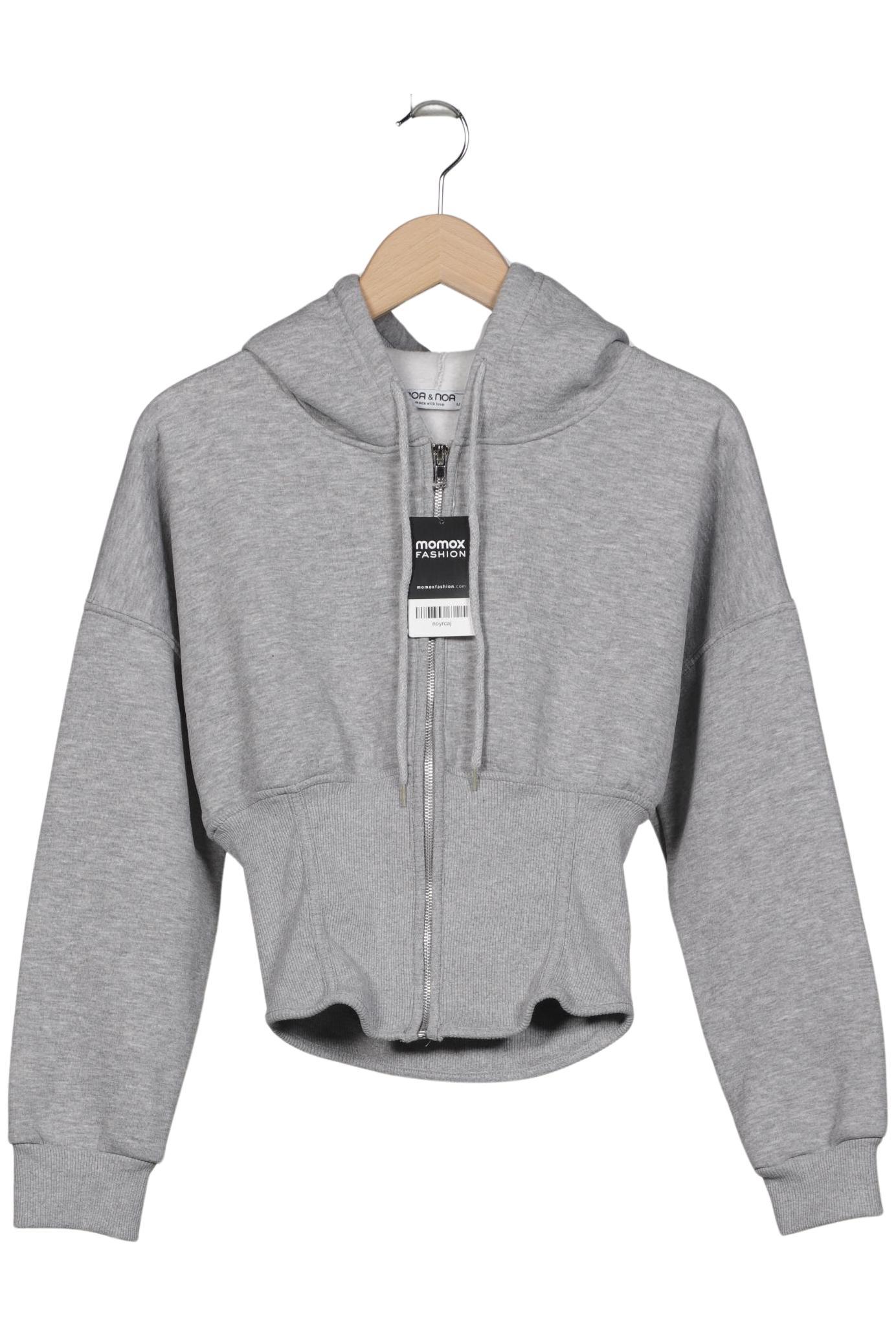 

Noa Noa Damen Kapuzenpullover, grau, Gr. 38