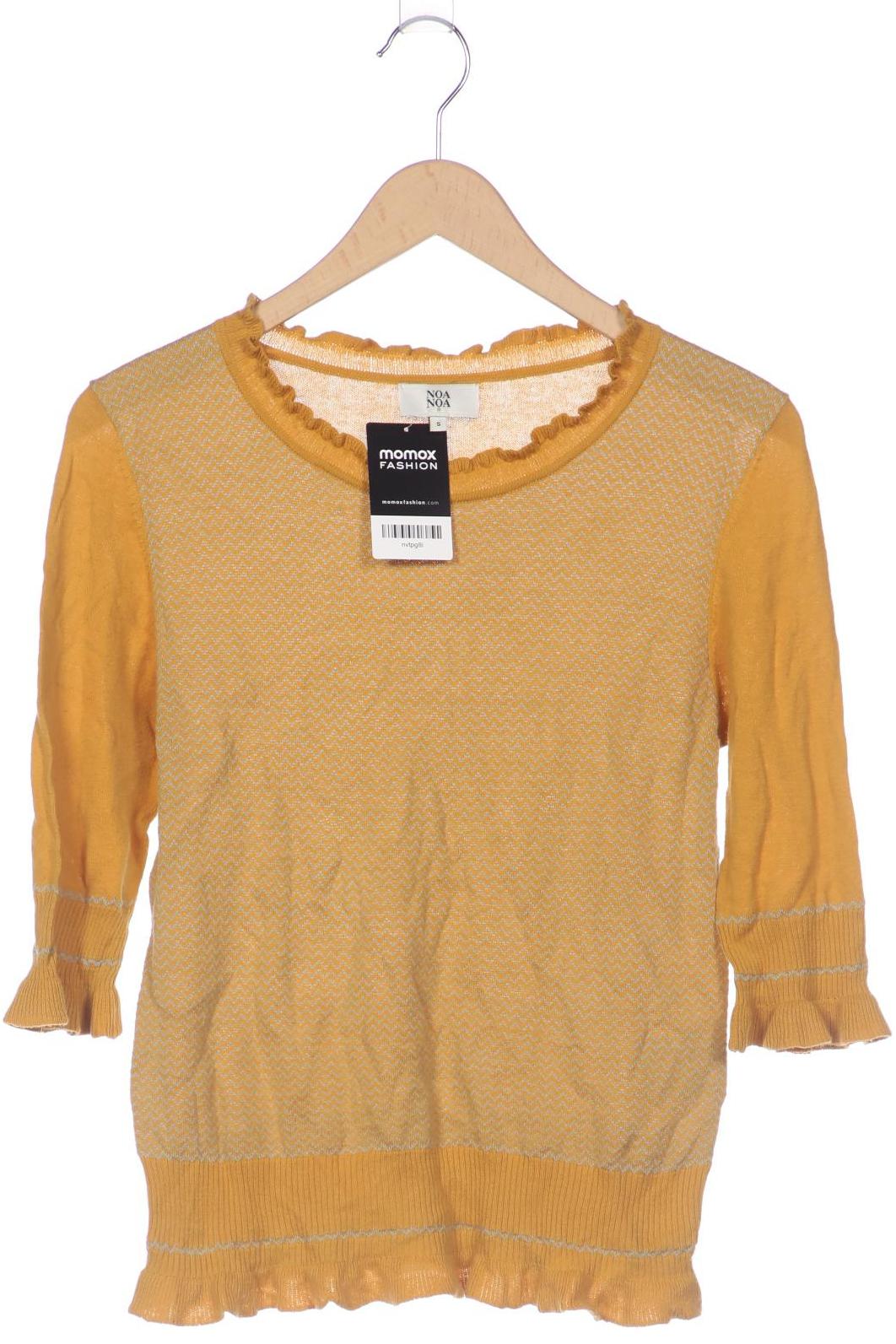 

Noa Noa Damen Pullover, gelb, Gr. 36