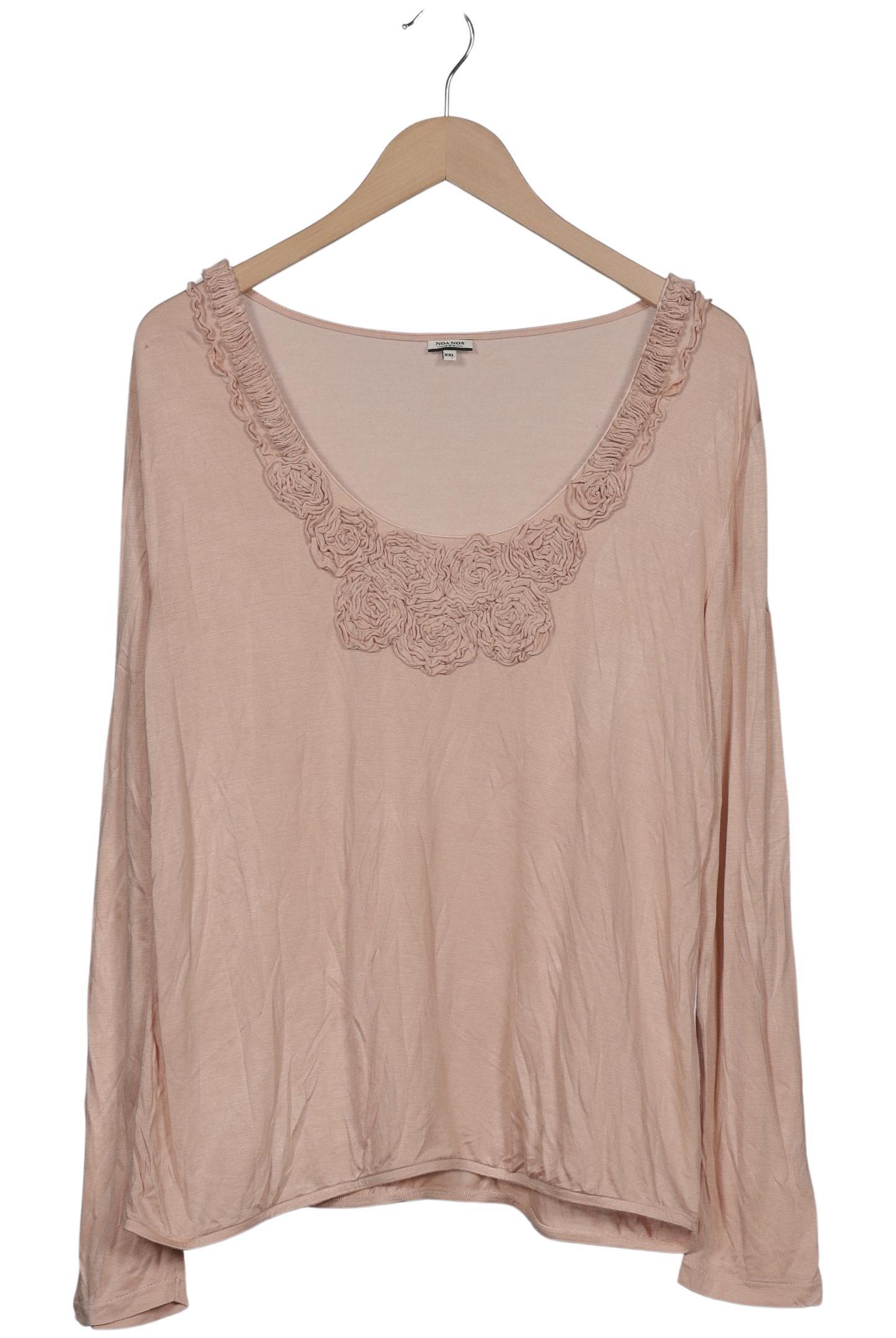 

Noa Noa Damen Langarmshirt, pink, Gr. 46