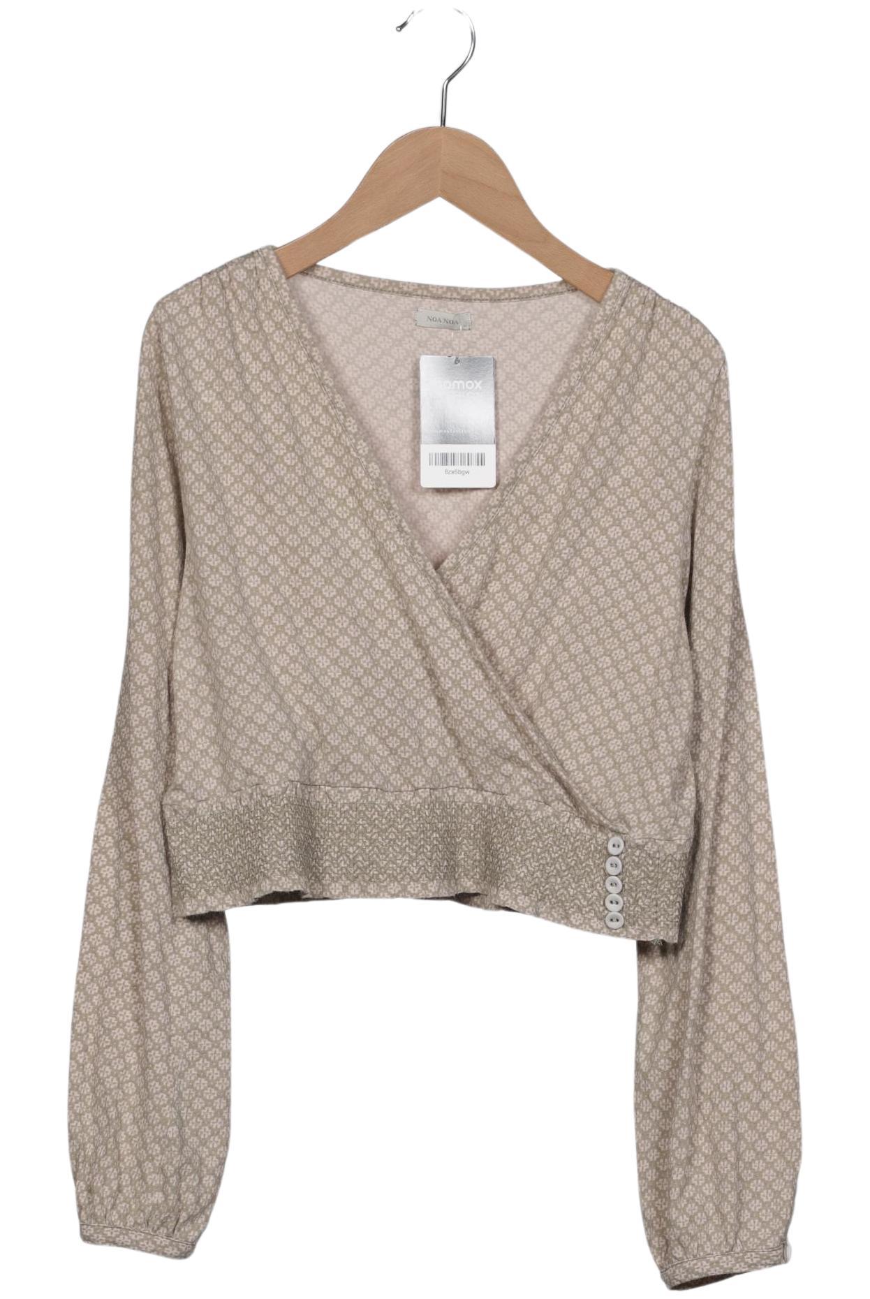 

Noa Noa Damen Langarmshirt, beige, Gr. 38