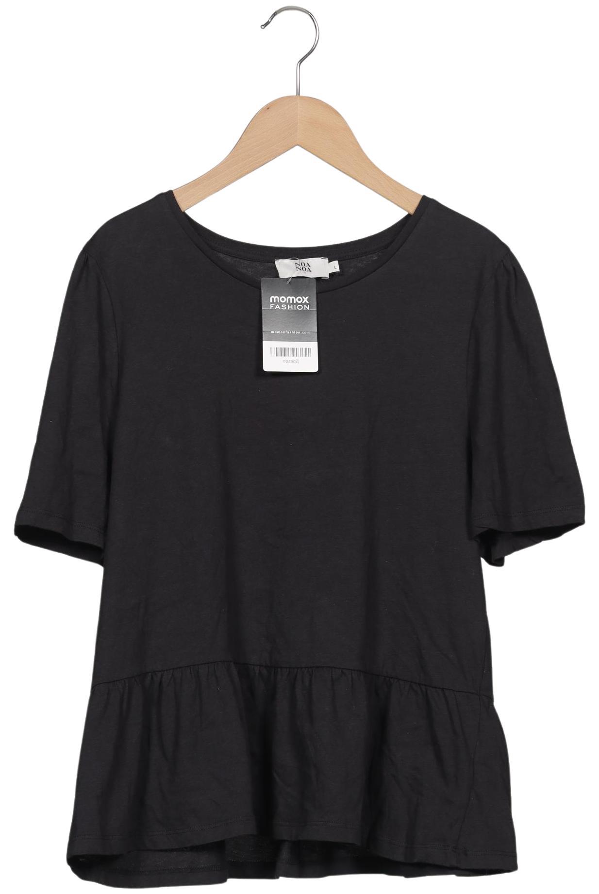 

Noa Noa Damen T-Shirt, schwarz, Gr. 42