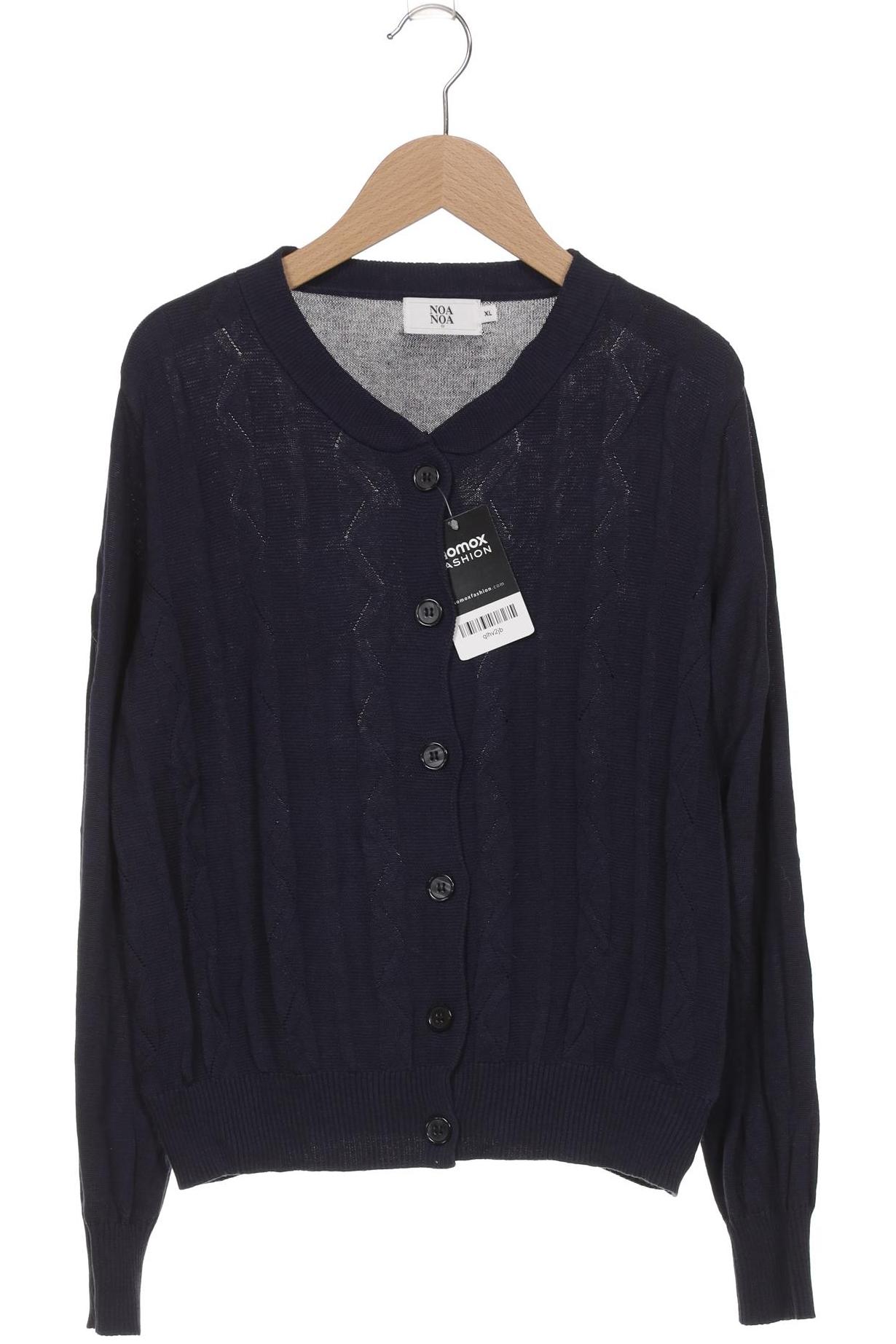 

Noa Noa Damen Strickjacke, marineblau, Gr. 44