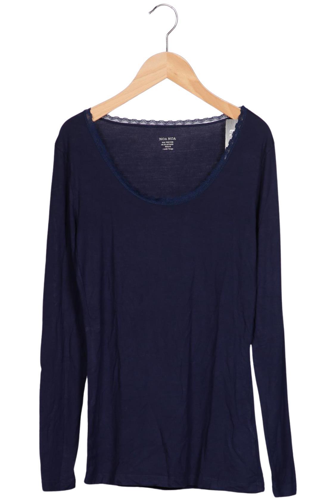 

Noa Noa Damen Langarmshirt, marineblau, Gr. 38