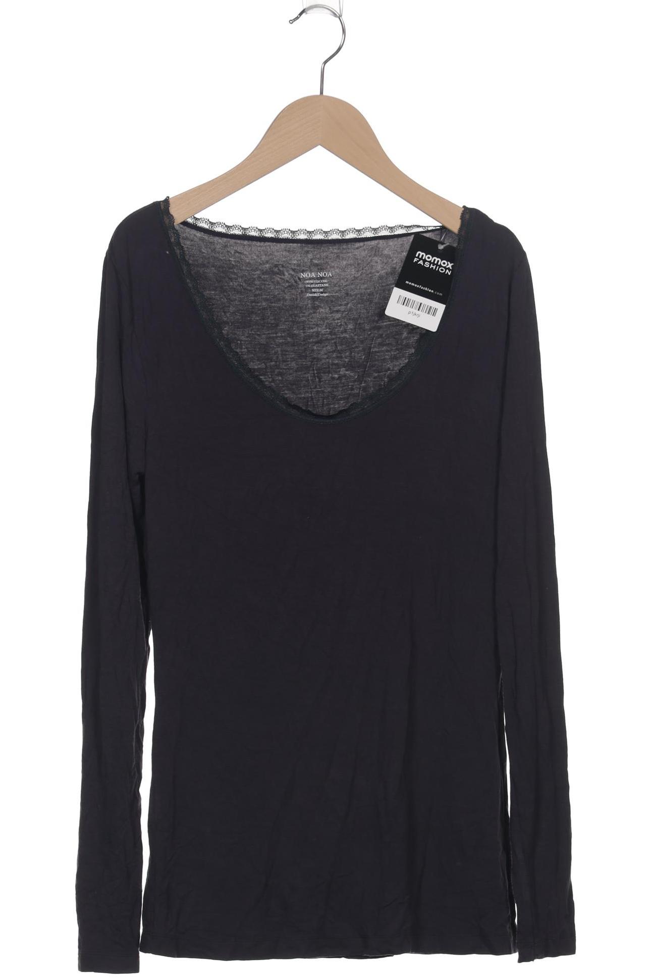 

Noa Noa Damen Langarmshirt, schwarz, Gr. 38