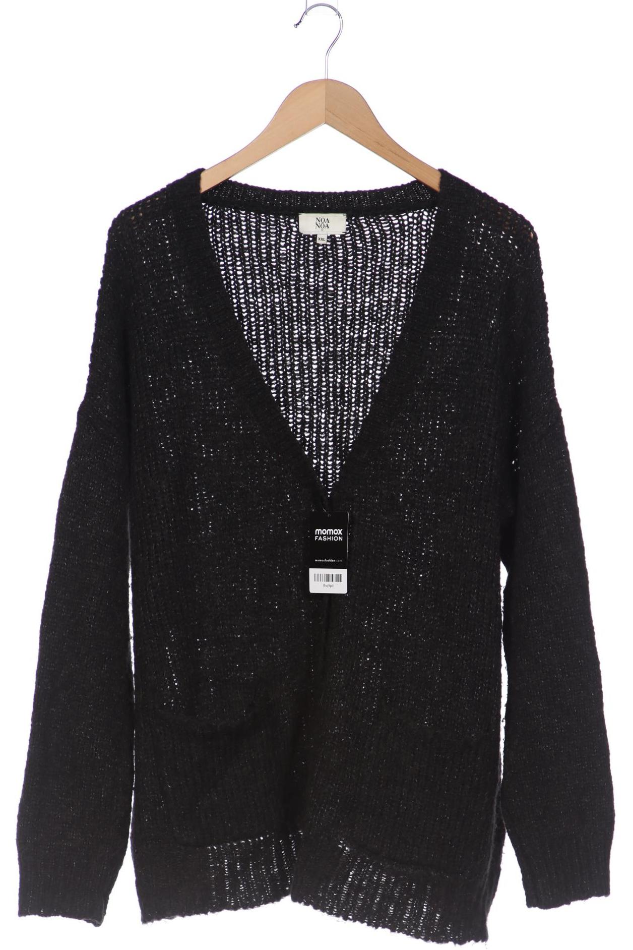 

Noa Noa Damen Strickjacke, schwarz, Gr. 46