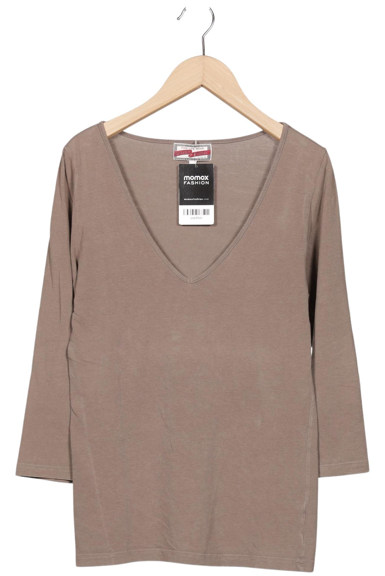 

Noa Noa Damen Langarmshirt, beige, Gr. 42