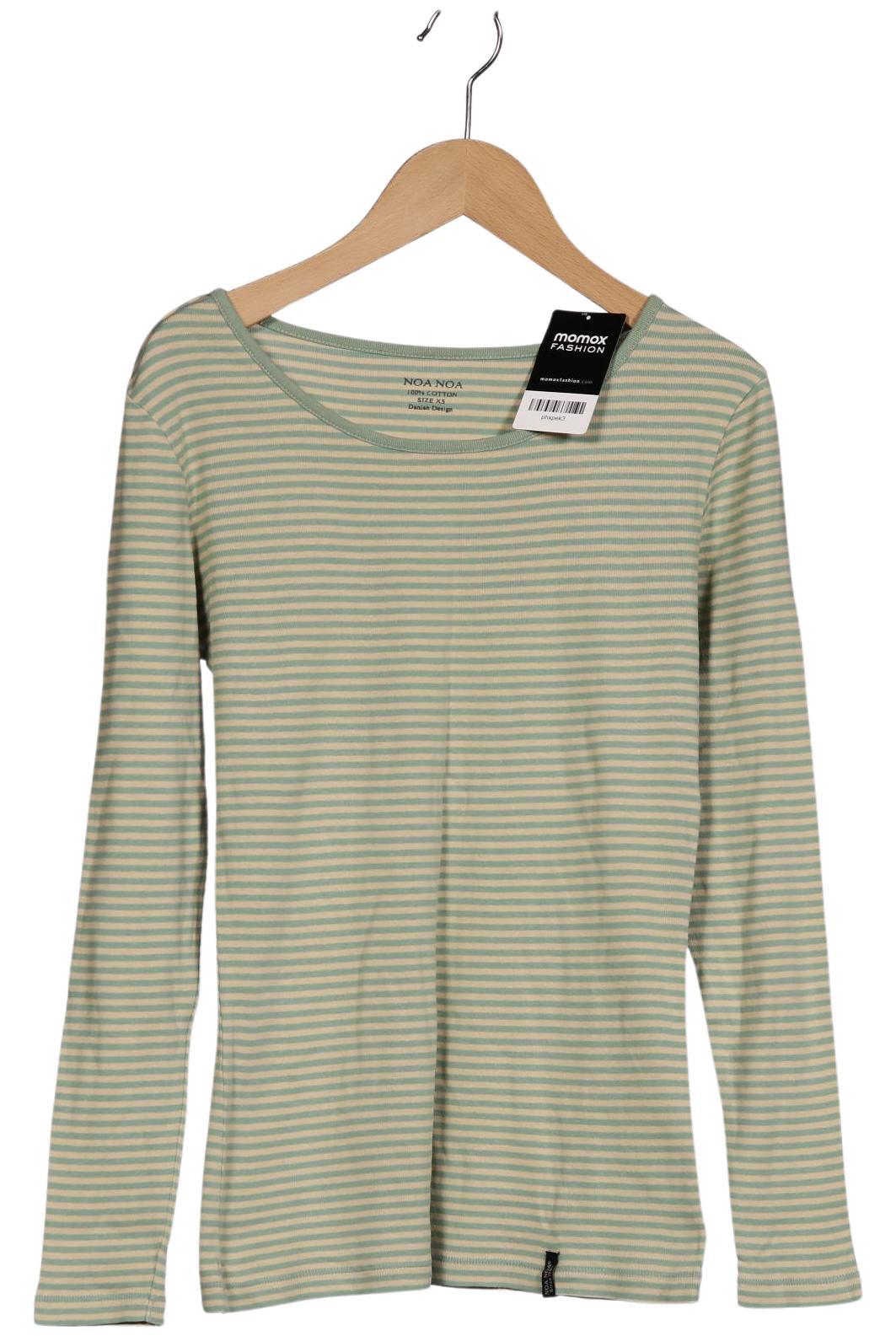 

Noa Noa Damen Langarmshirt, türkis, Gr. 34