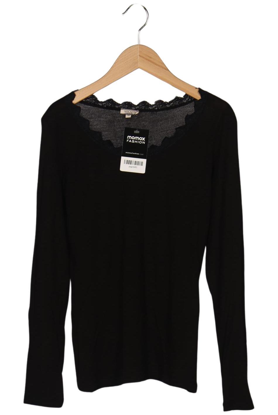 

Noa Noa Damen Langarmshirt, schwarz, Gr. 34