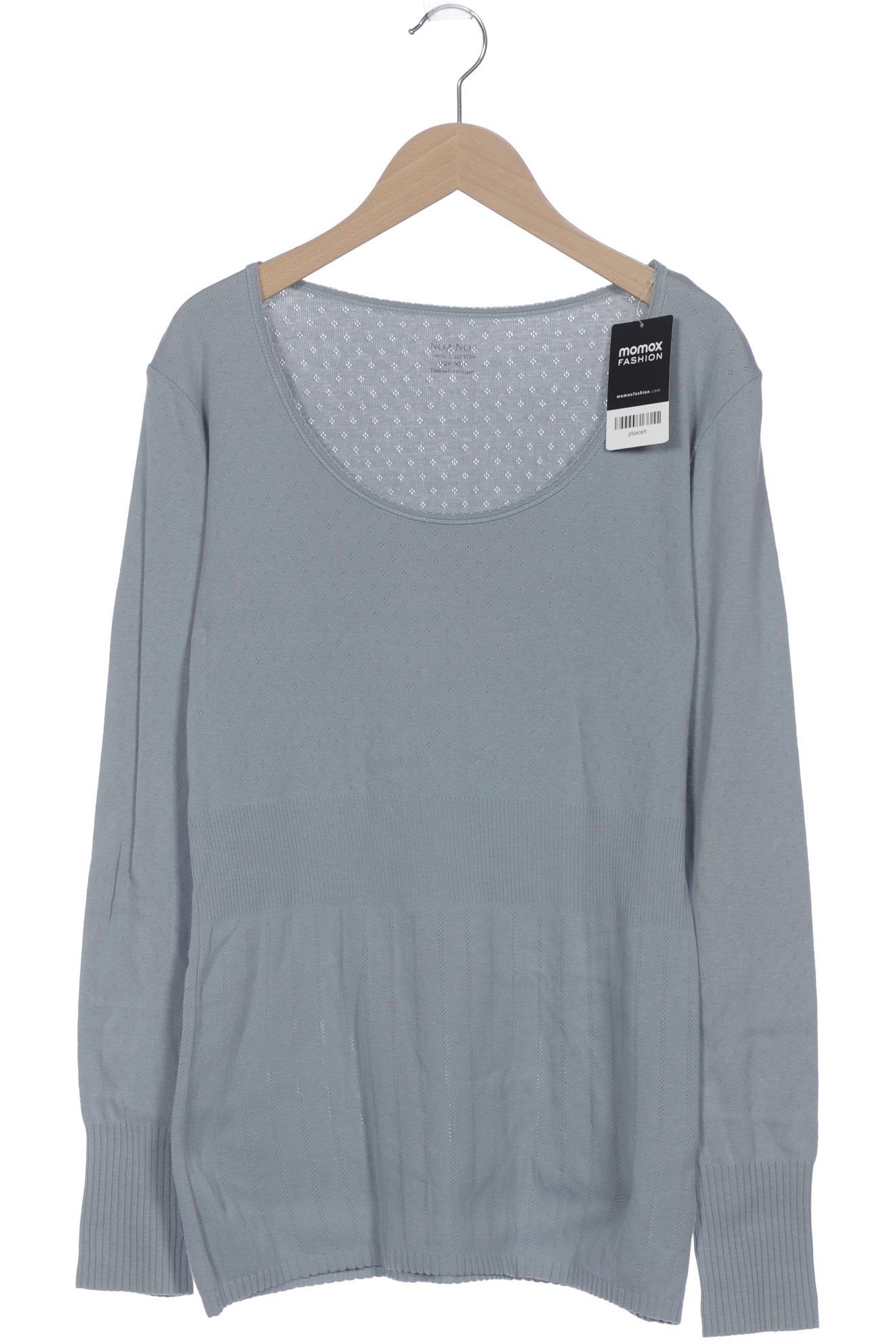 

Noa Noa Damen Langarmshirt, hellblau, Gr. 46