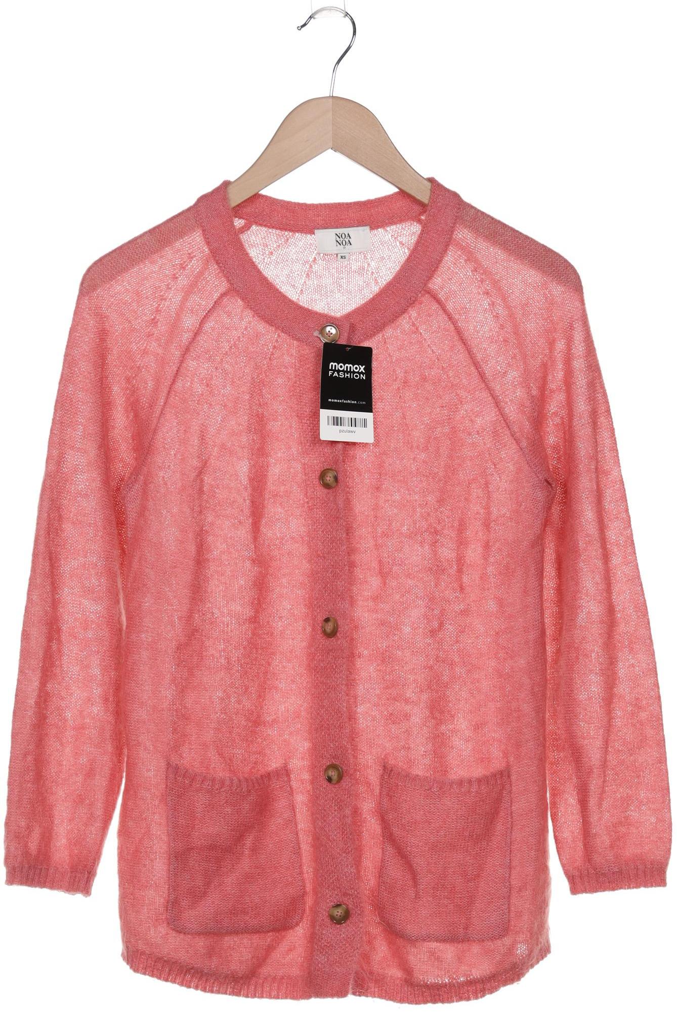 

Noa Noa Damen Strickjacke, pink, Gr. 34