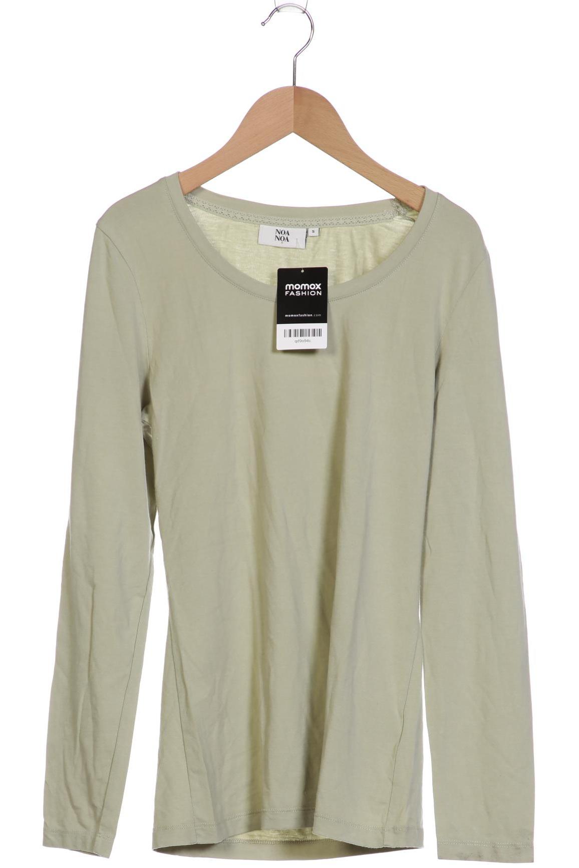 

Noa Noa Damen Langarmshirt, hellgrün, Gr. 36