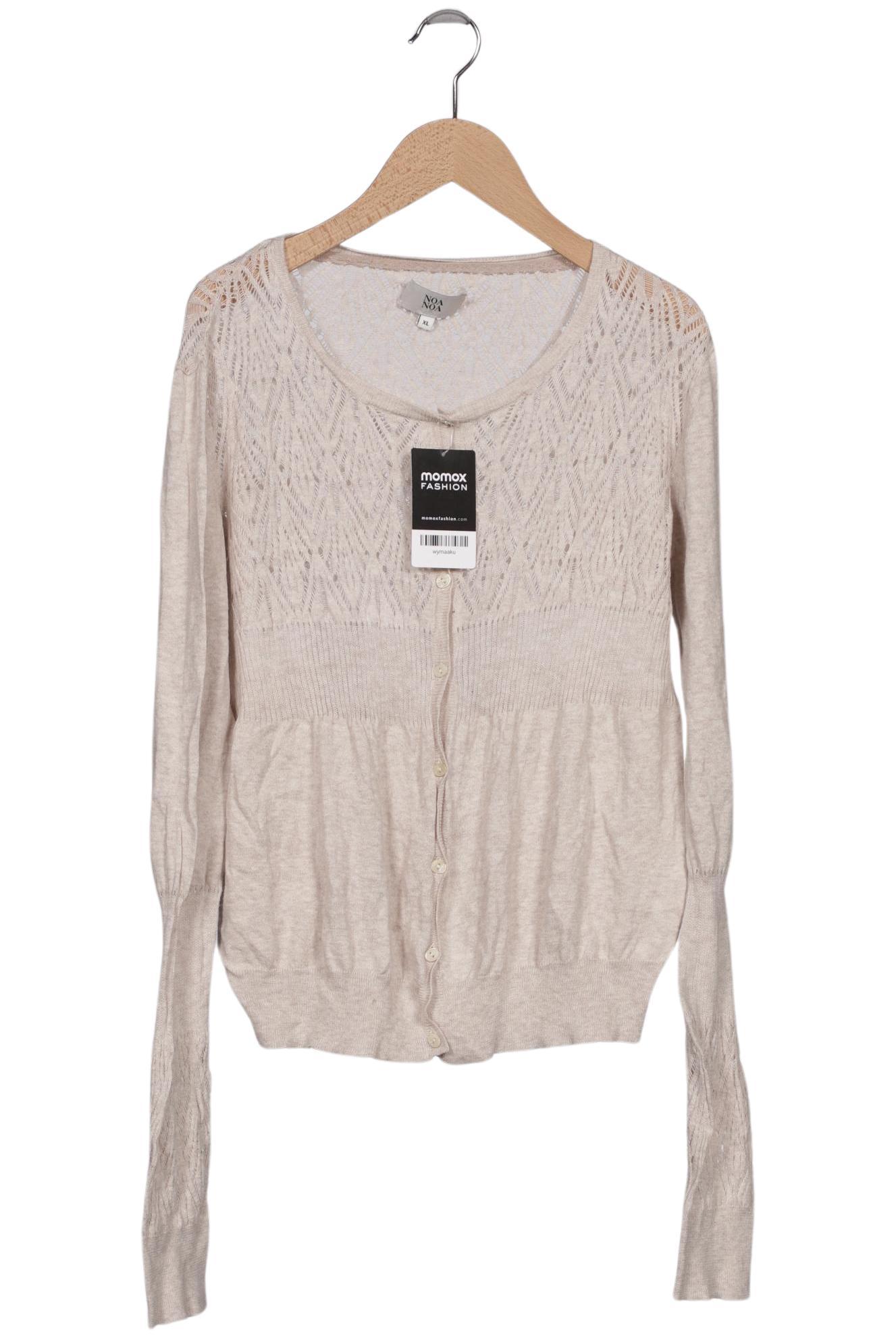 

Noa Noa Damen Strickjacke, beige, Gr. 44