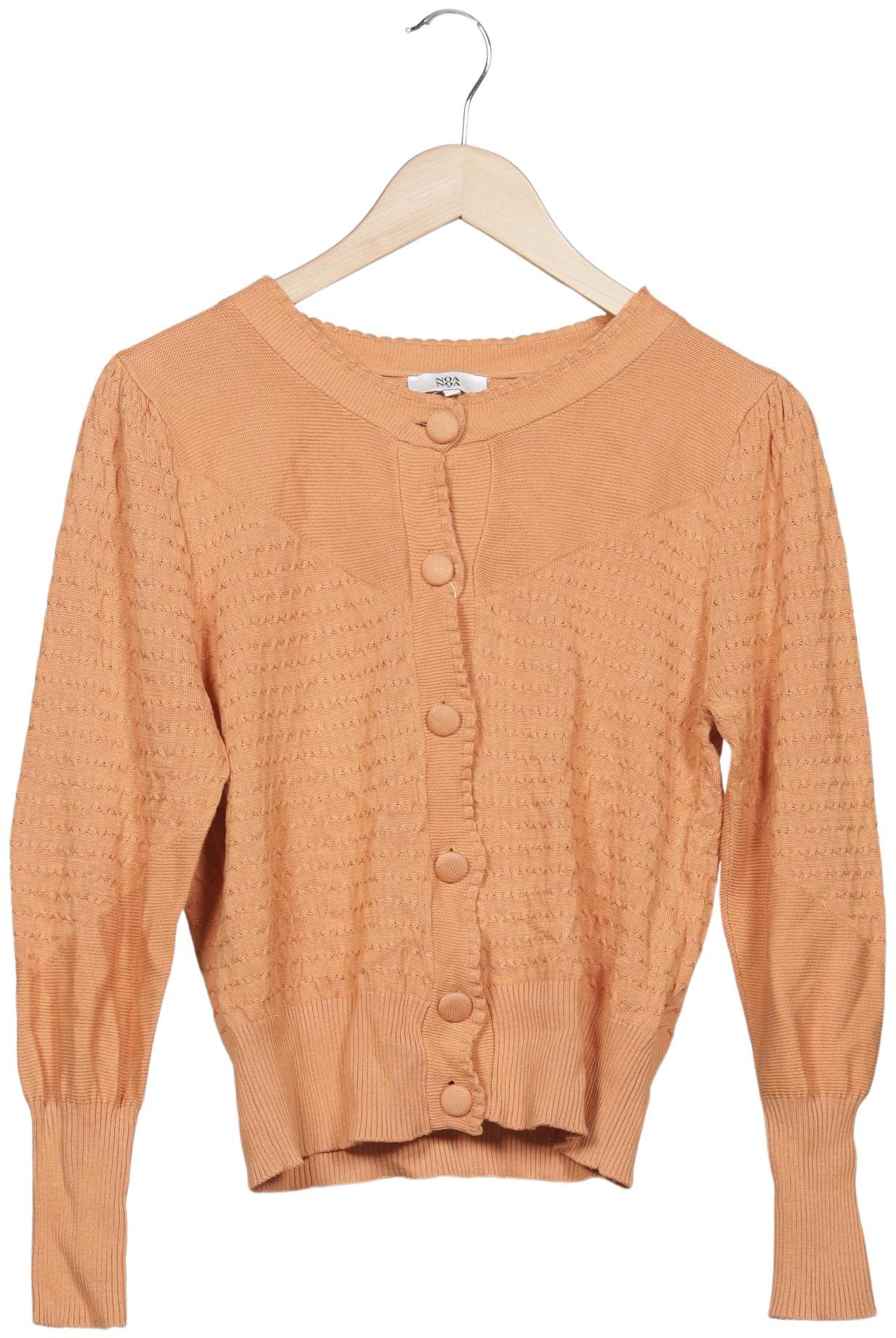 

Noa Noa Damen Strickjacke, orange, Gr. 42