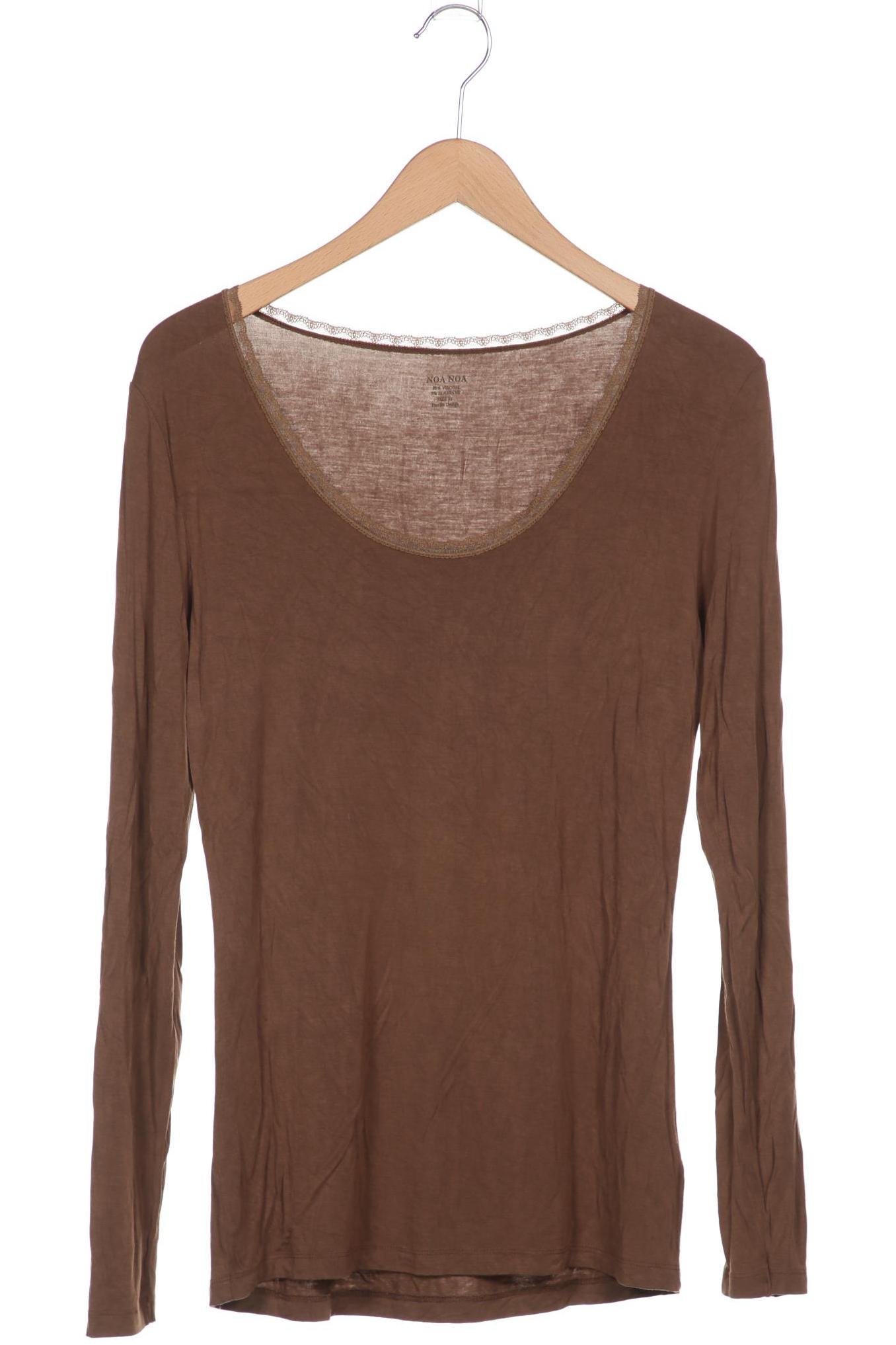 

Noa Noa Damen Langarmshirt, braun, Gr. 44