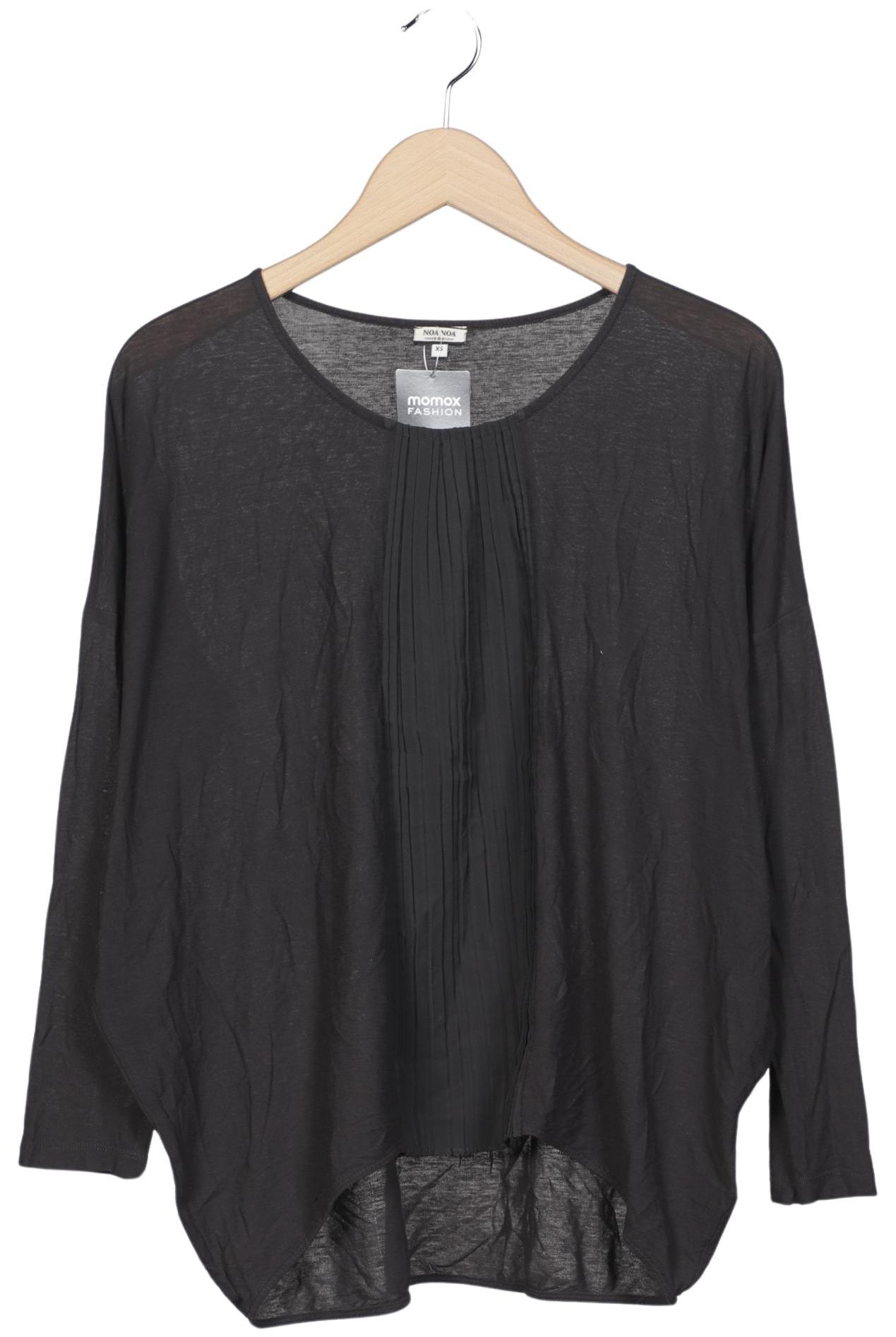 

Noa Noa Damen Langarmshirt, grau, Gr. 34