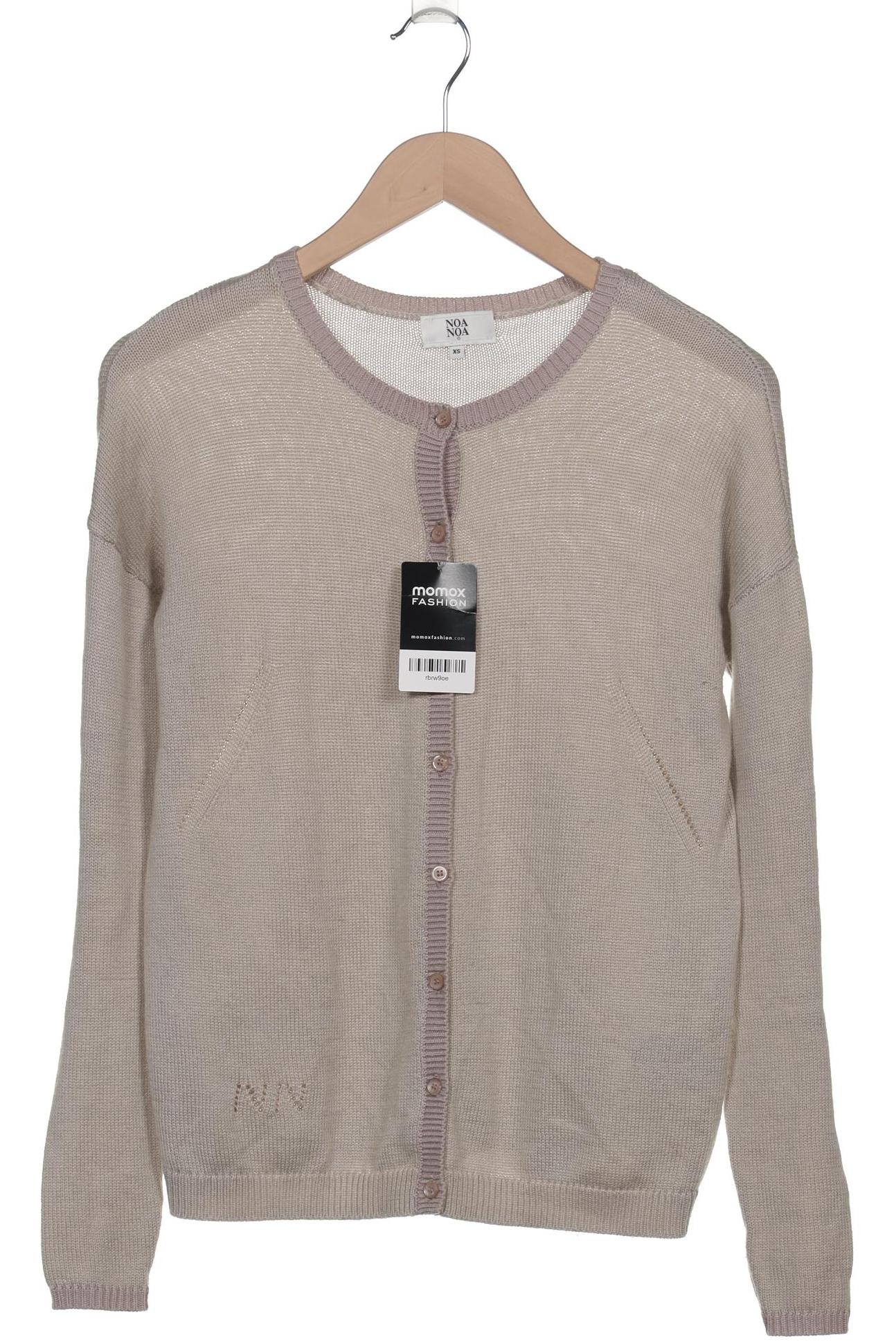 

Noa Noa Damen Strickjacke, beige, Gr. 34