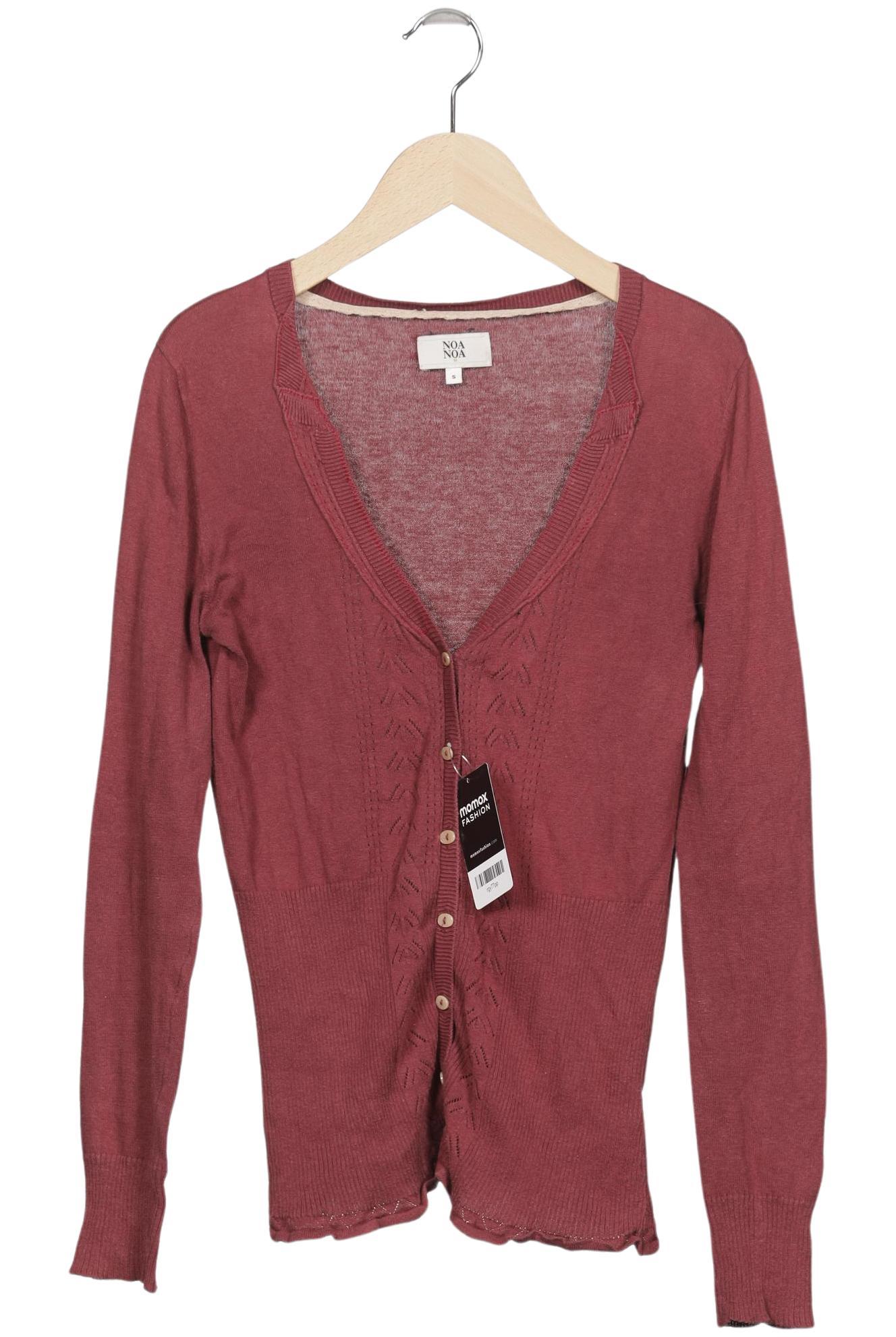

Noa Noa Damen Strickjacke, bordeaux, Gr. 36