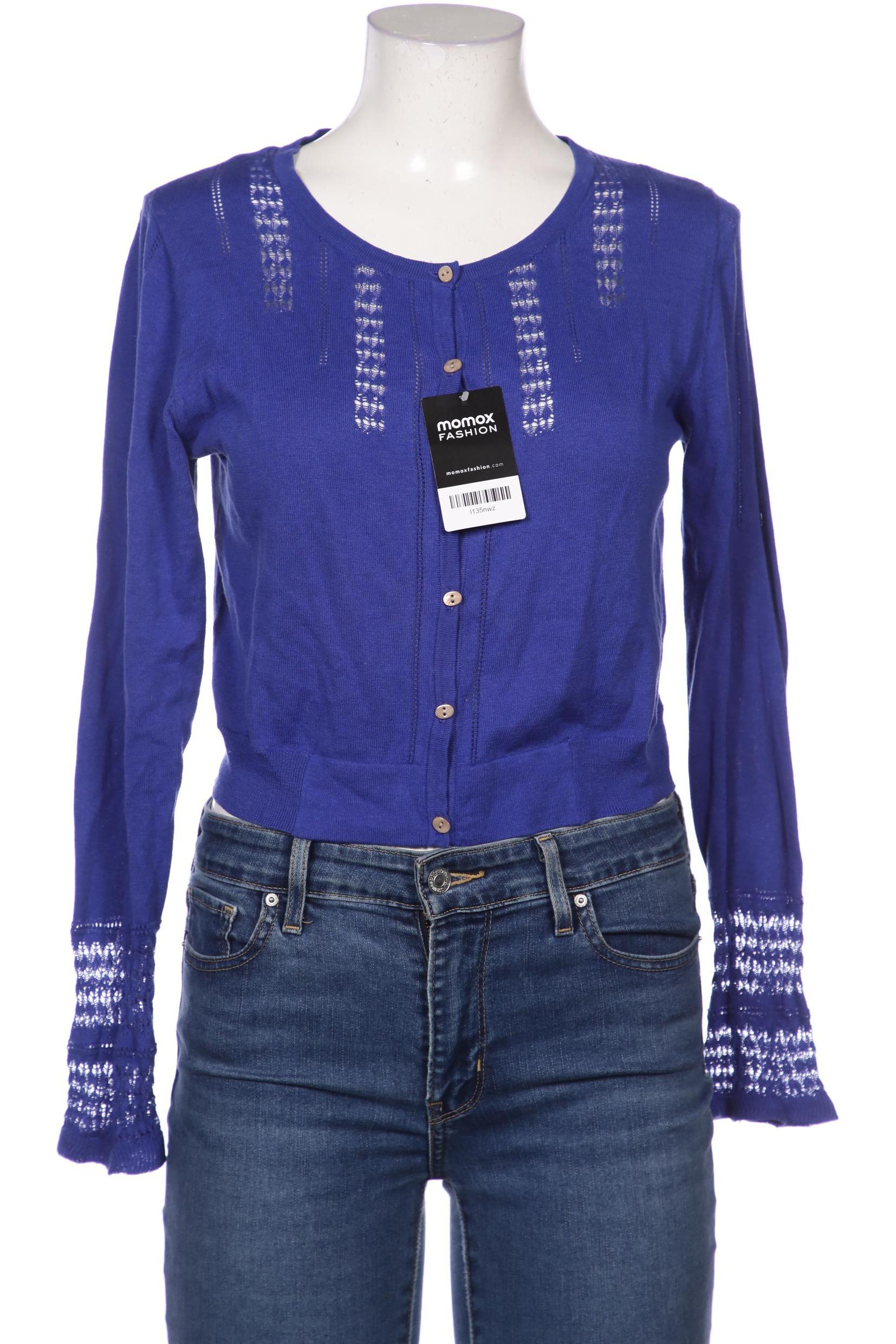 

Noa Noa Damen Strickjacke, blau, Gr. 38