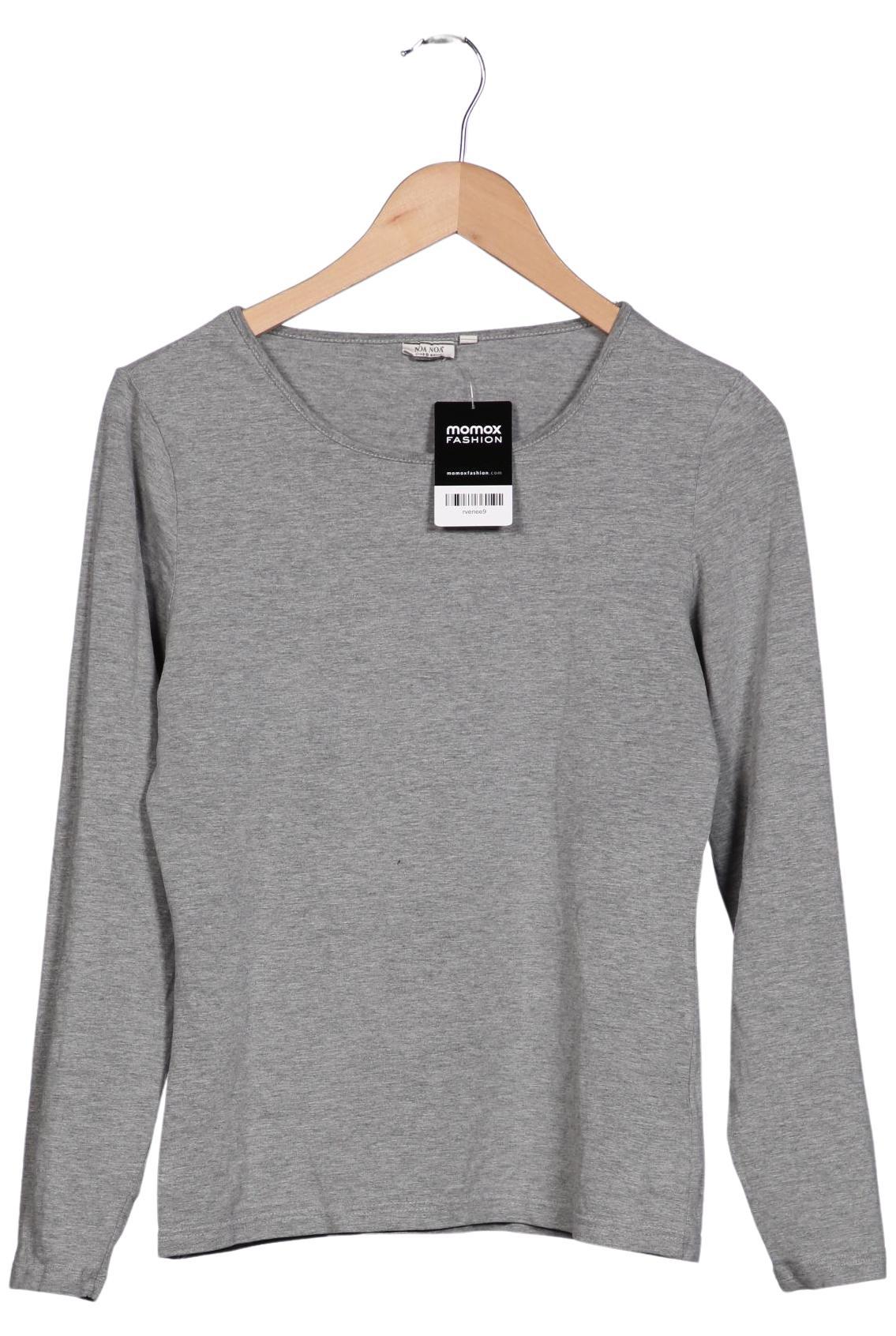 

Noa Noa Damen Langarmshirt, grau, Gr. 38