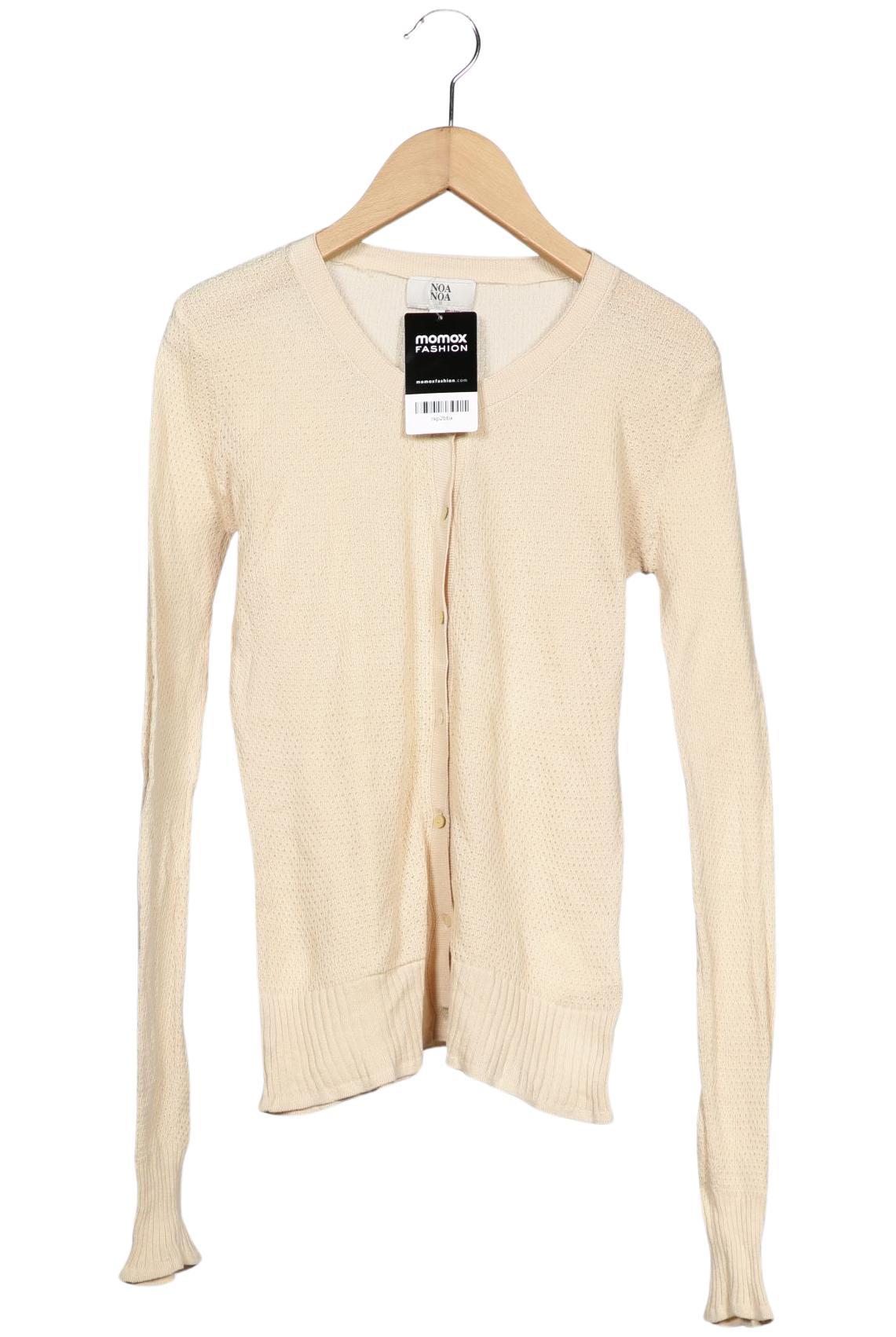 

Noa Noa Damen Strickjacke, cremeweiß, Gr. 34