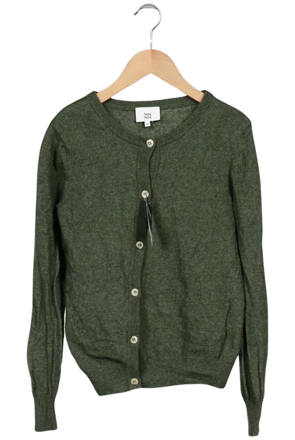 

Noa Noa Damen Strickjacke, grün, Gr. 38