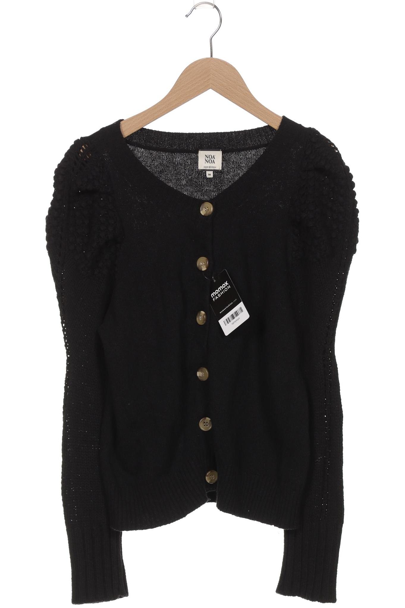 

Noa Noa Damen Strickjacke, schwarz, Gr. 38
