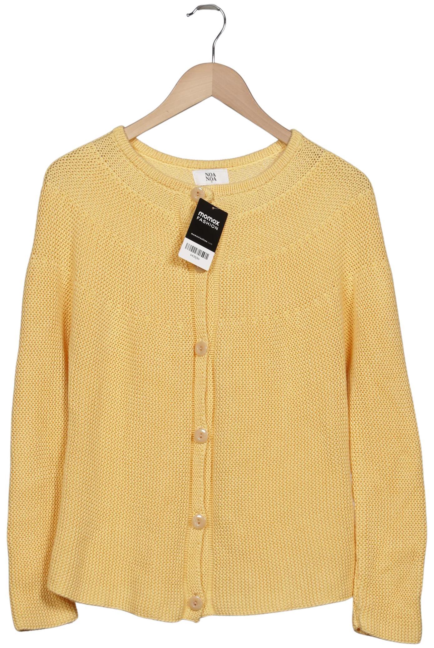 

Noa Noa Damen Strickjacke, gelb, Gr. 38