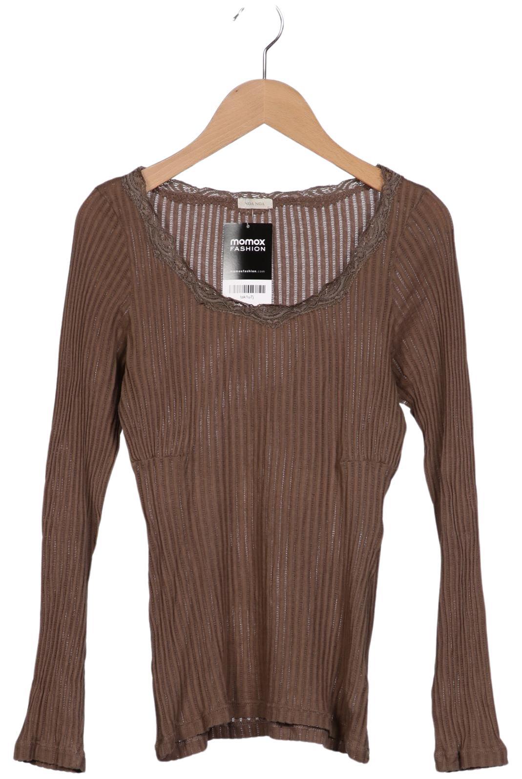 

Noa Noa Damen Langarmshirt, braun, Gr. 36