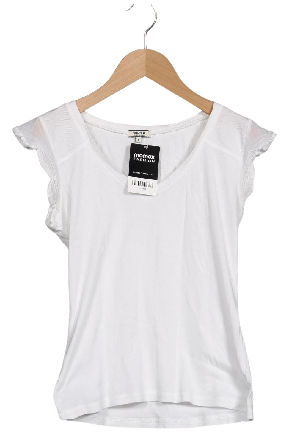 

Noa Noa Damen T-Shirt, weiß, Gr. 36