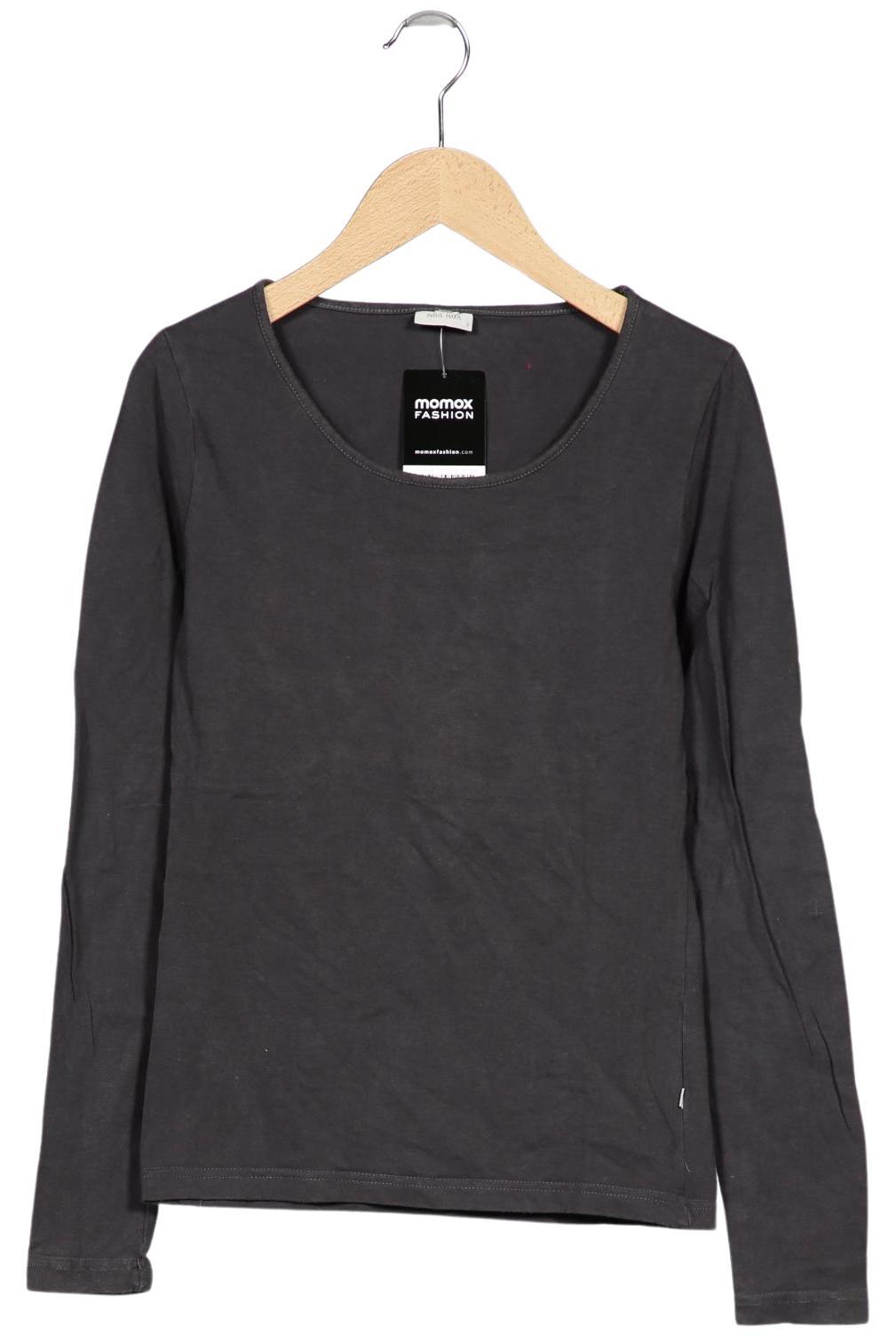 

Noa Noa Damen Langarmshirt, grau, Gr. 36