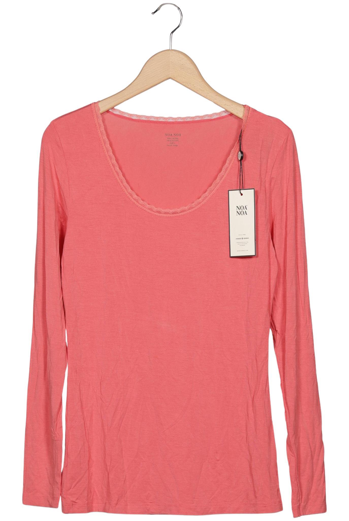 

Noa Noa Damen Langarmshirt, pink, Gr. 42