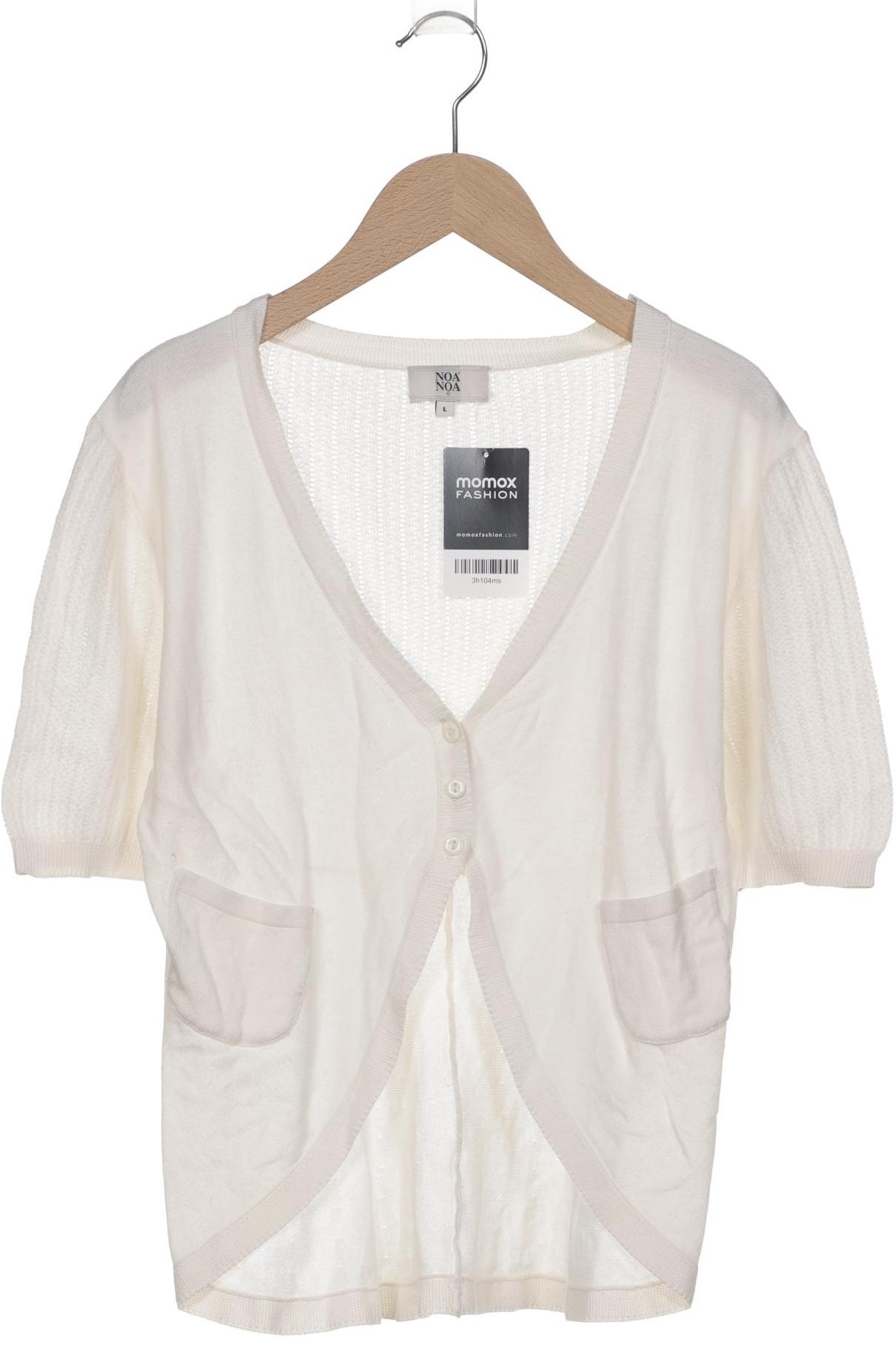 

Noa Noa Damen Strickjacke, cremeweiß, Gr. 42