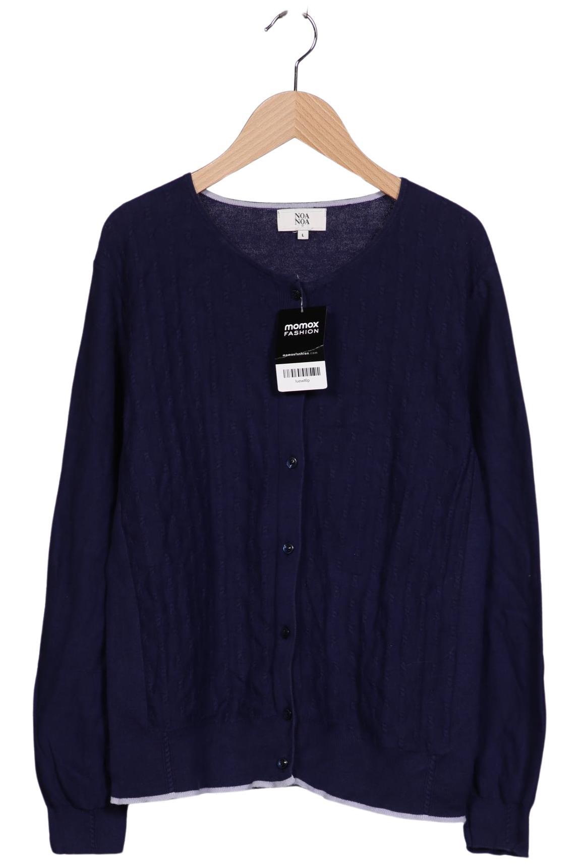

Noa Noa Damen Strickjacke, marineblau, Gr. 42
