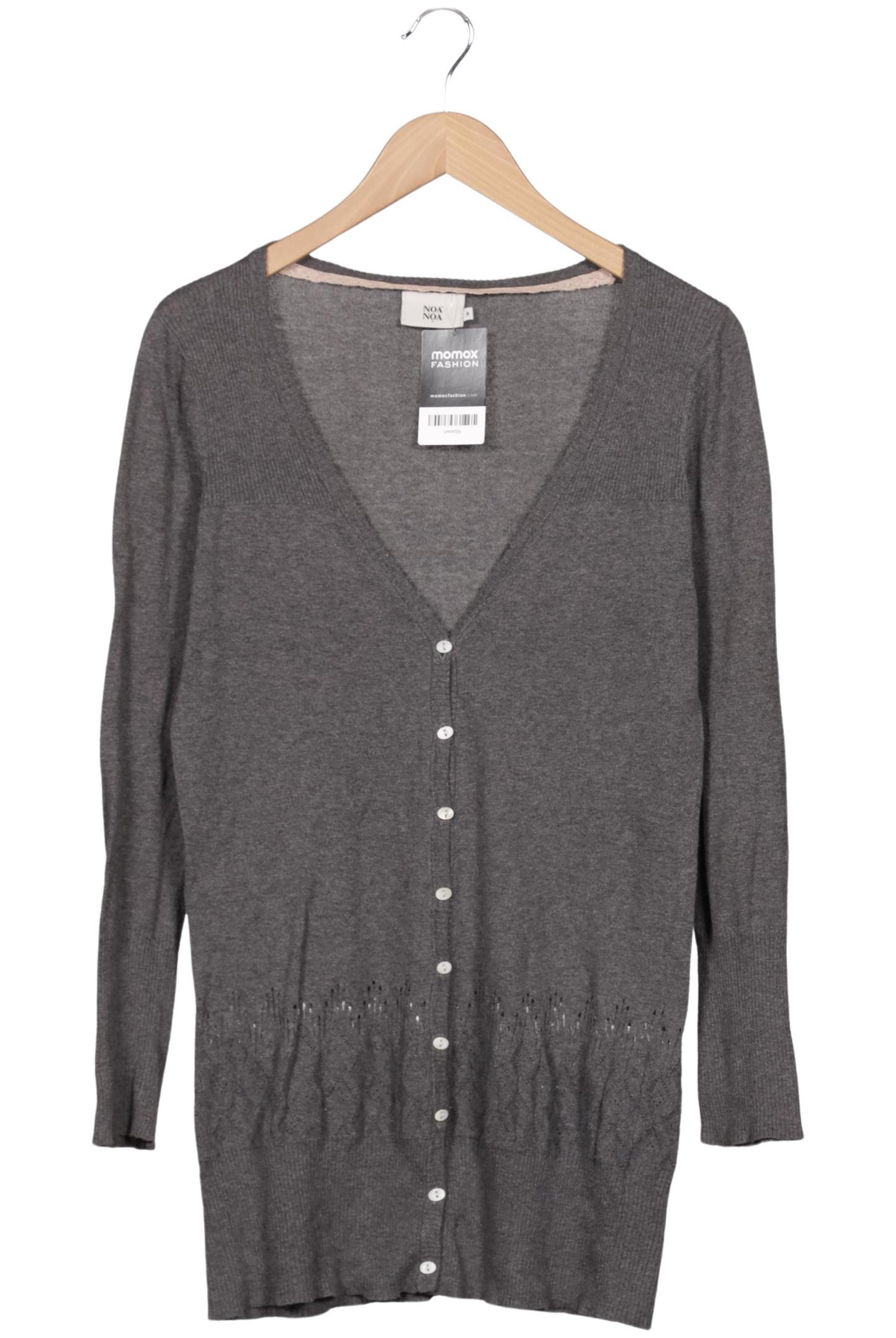 

Noa Noa Damen Strickjacke, grau, Gr. 36