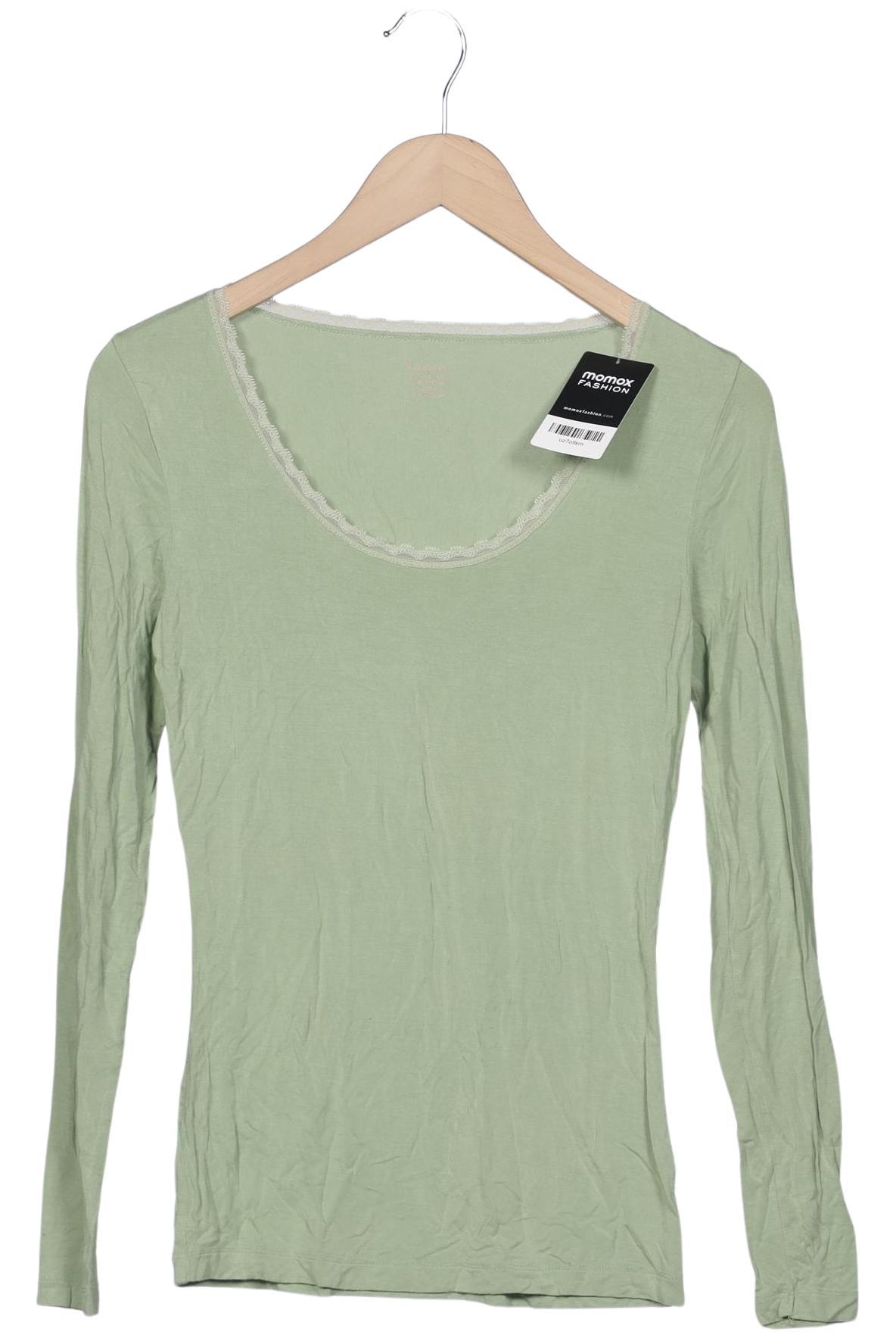 

Noa Noa Damen Langarmshirt, hellgrün, Gr. 36