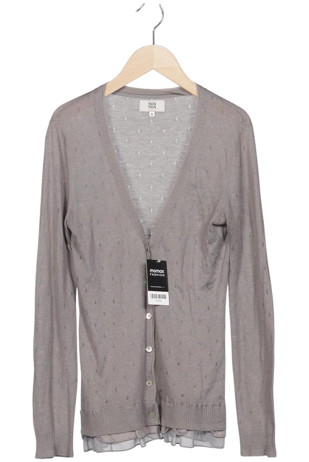 

Noa Noa Damen Strickjacke, grau, Gr. 38