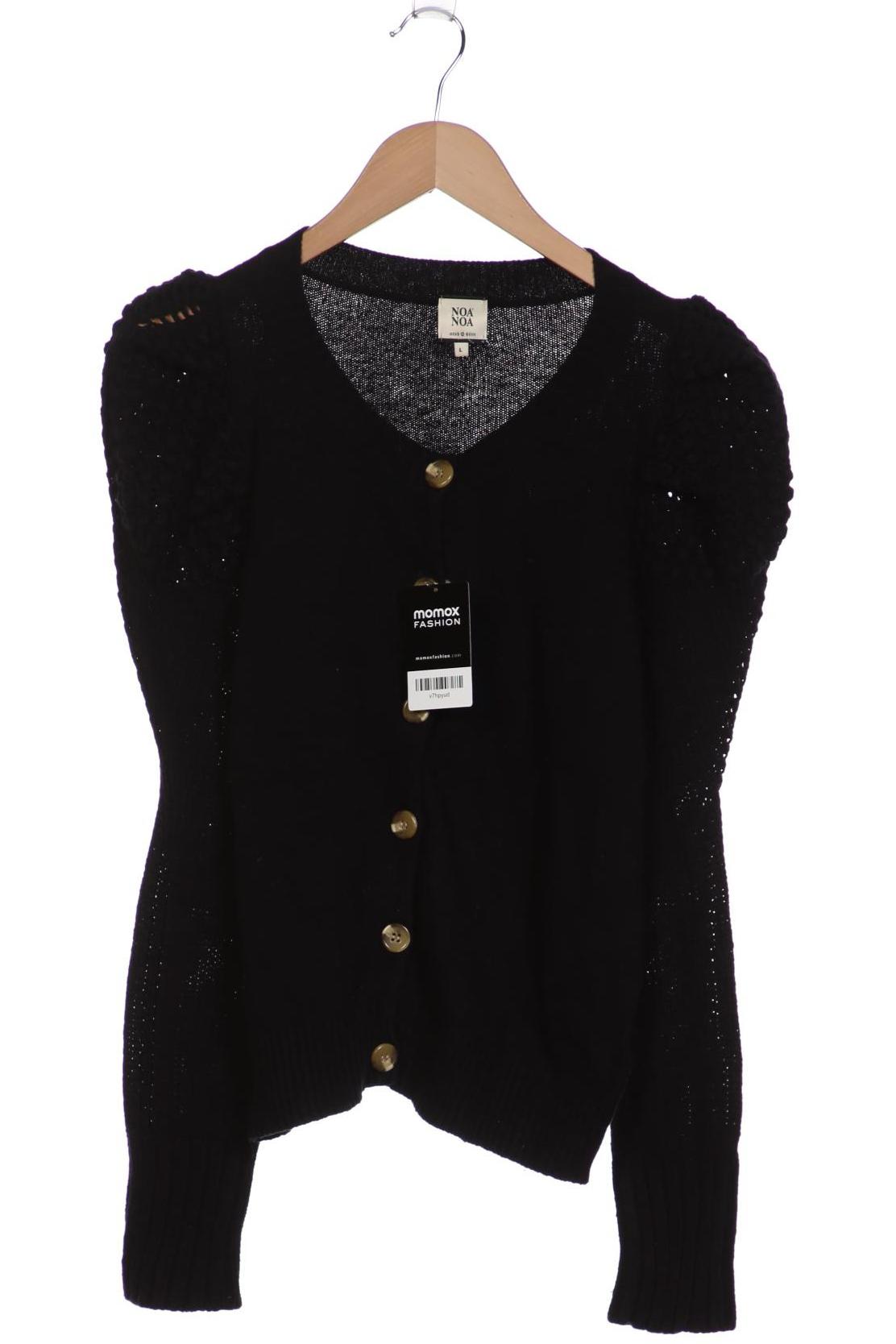 

Noa Noa Damen Strickjacke, schwarz, Gr. 42