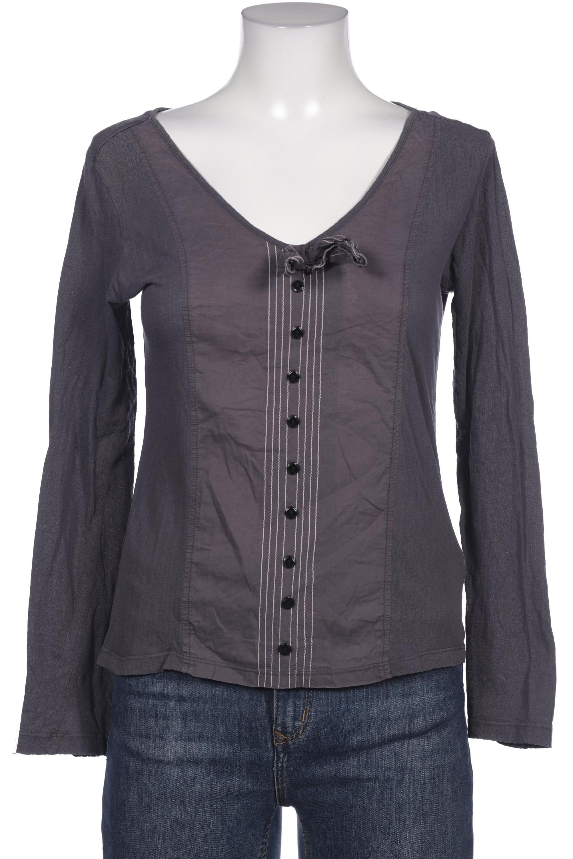 

Noa Noa Damen Langarmshirt, grau, Gr. 36