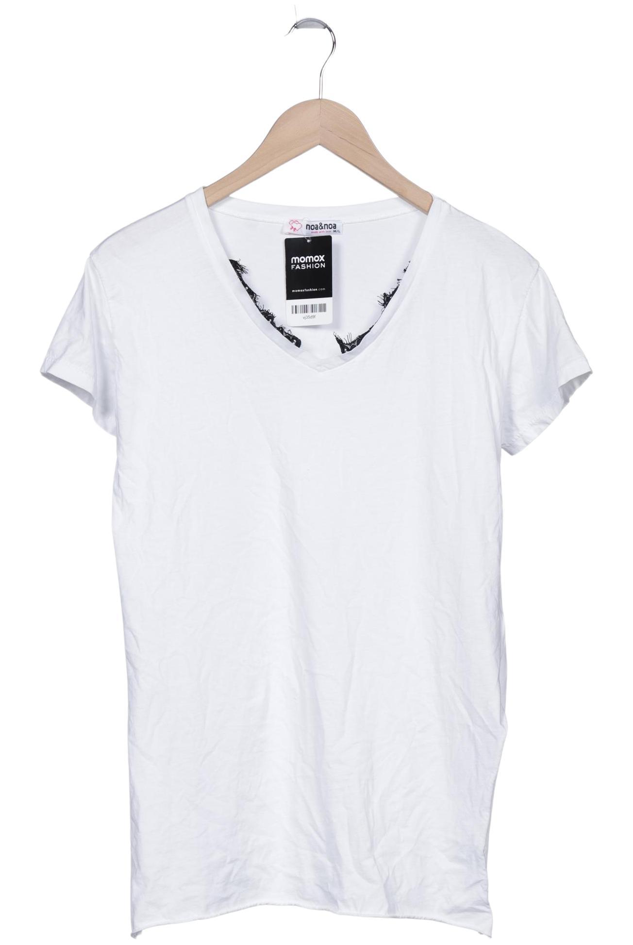 

Noa Noa Damen T-Shirt, weiß, Gr. 38