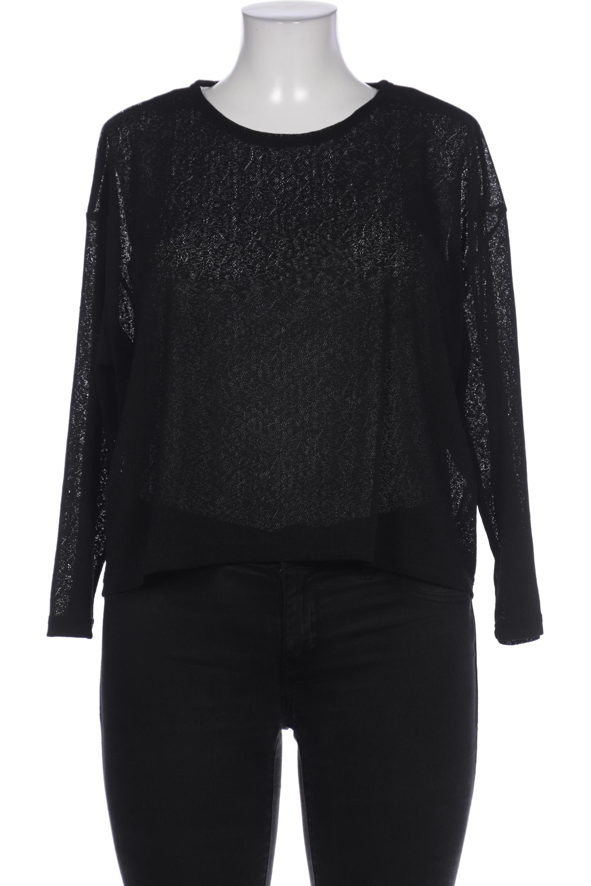 

Noa Noa Damen Langarmshirt, schwarz, Gr. uni