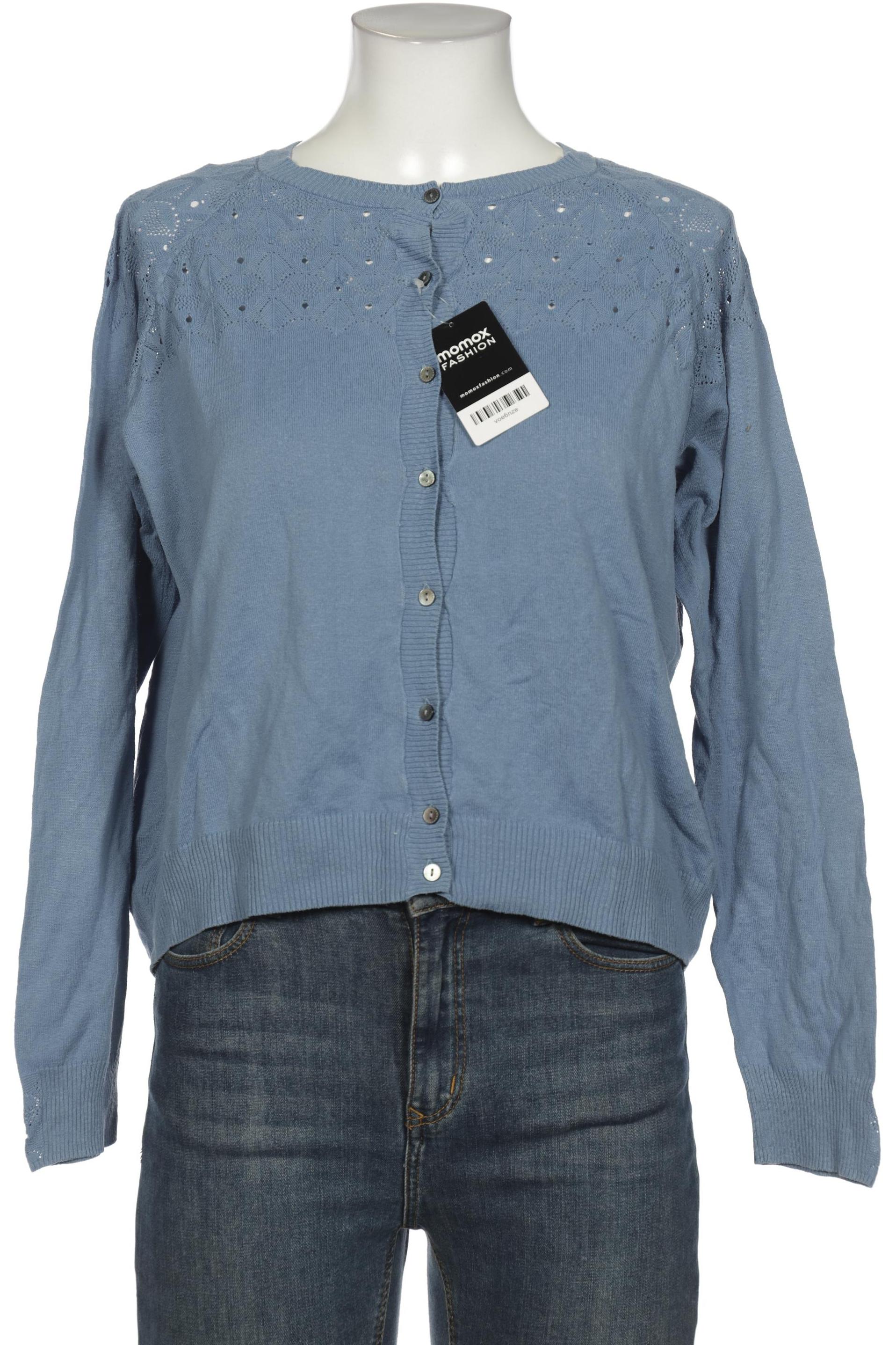 

Noa Noa Damen Strickjacke, blau, Gr. 42